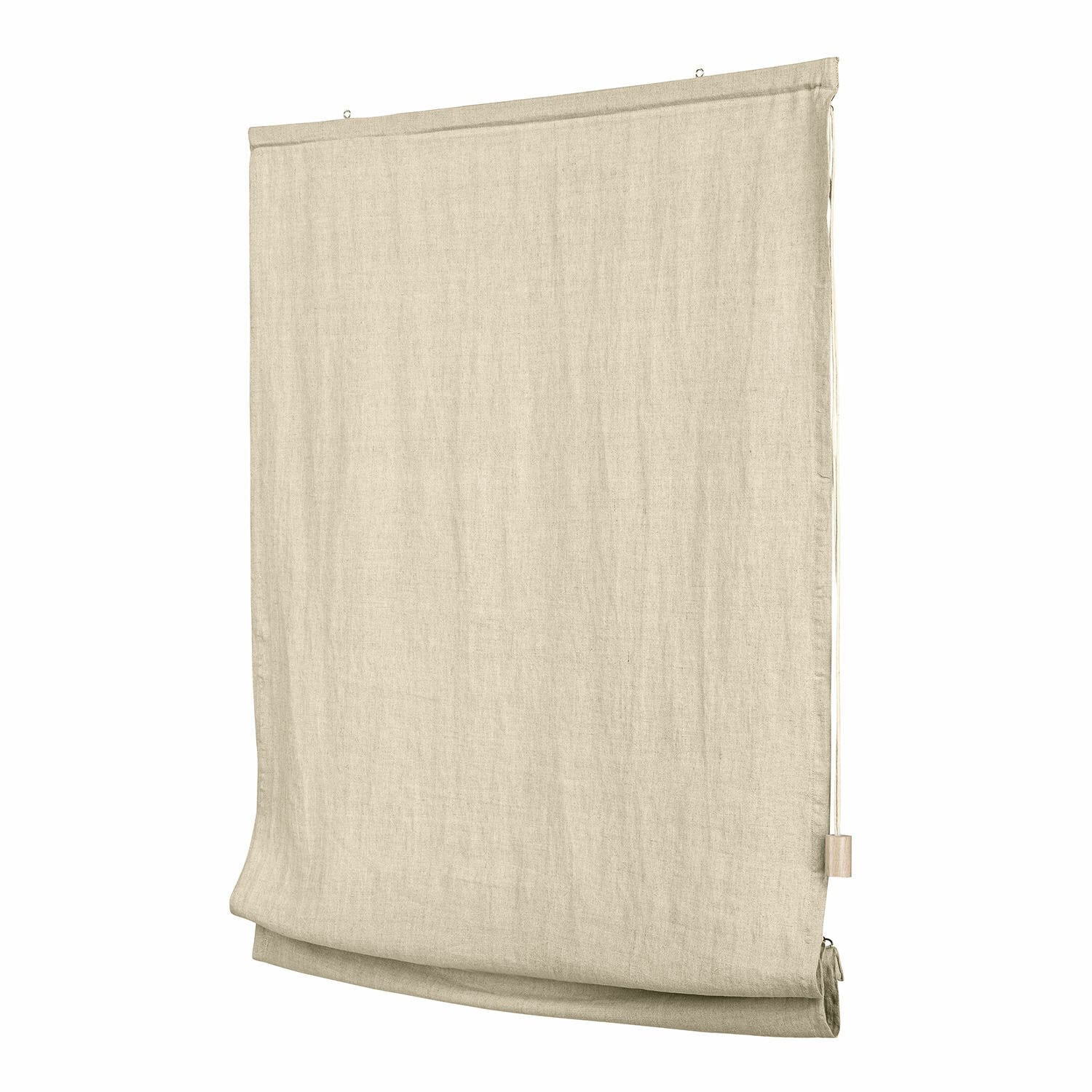 Store bateau Lunavaux Store bateau beige en tissu lin, protection pratique pour fenêtre, décoration intérieure naturelle