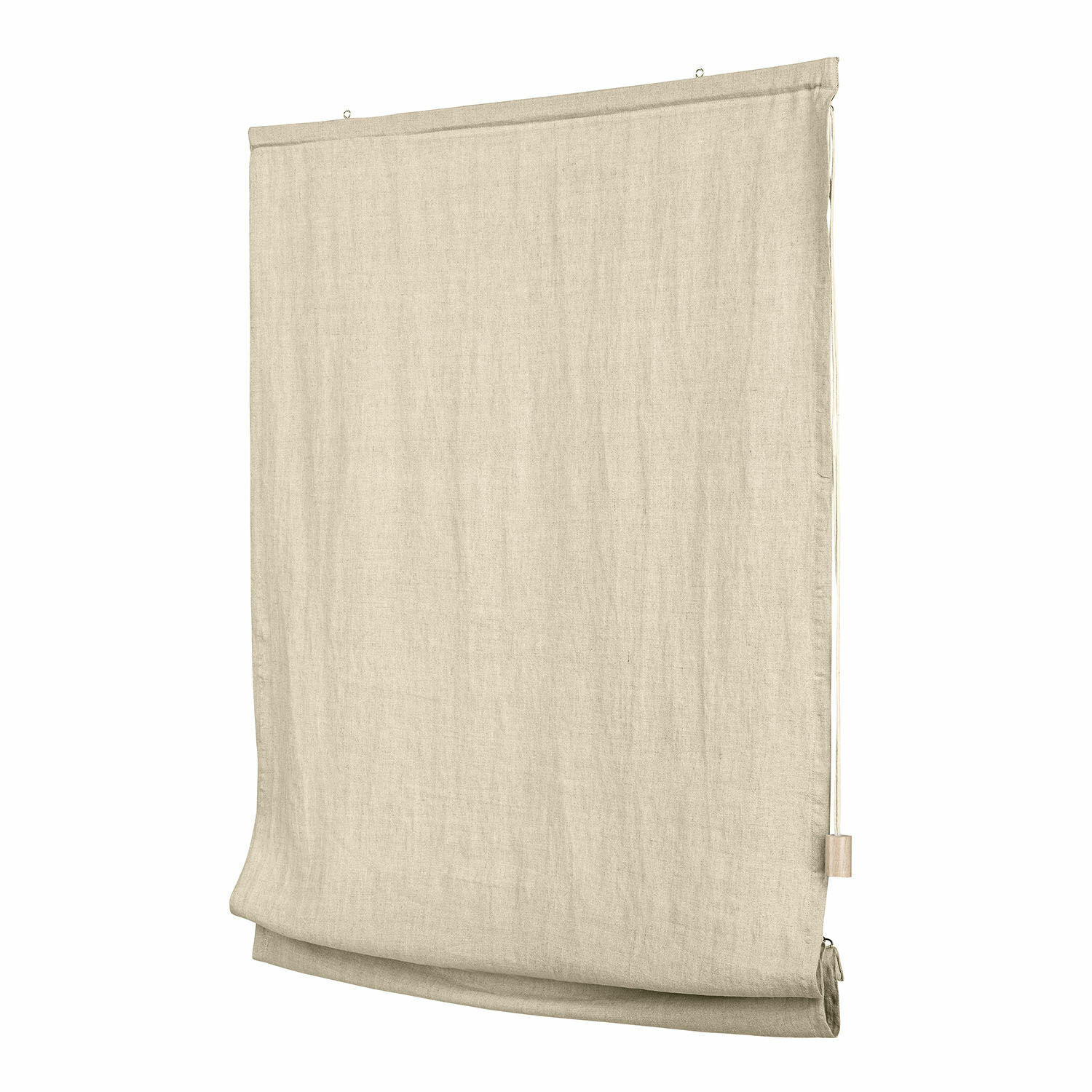 Store bateau Lunavaux Store bateau beige en tissu lin, protection pratique pour fenêtre, décoration intérieure naturelle
