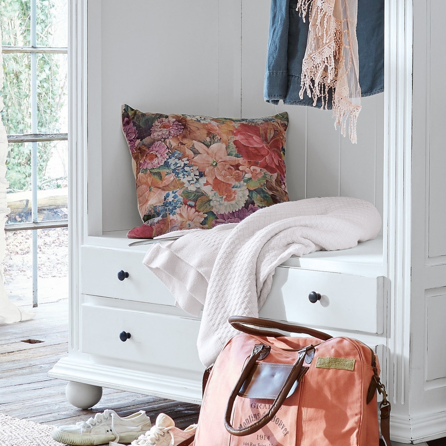 Housse de coussin Fleurelie