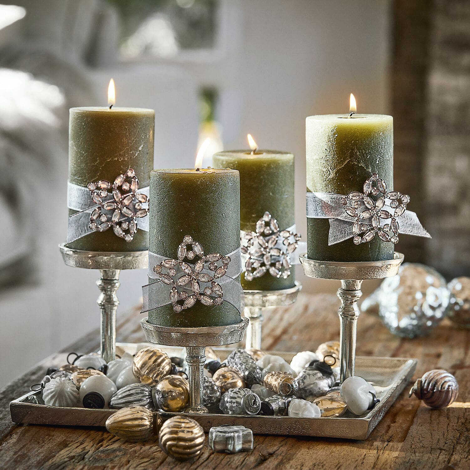 Lot de 48 décorations de Noël Lyla