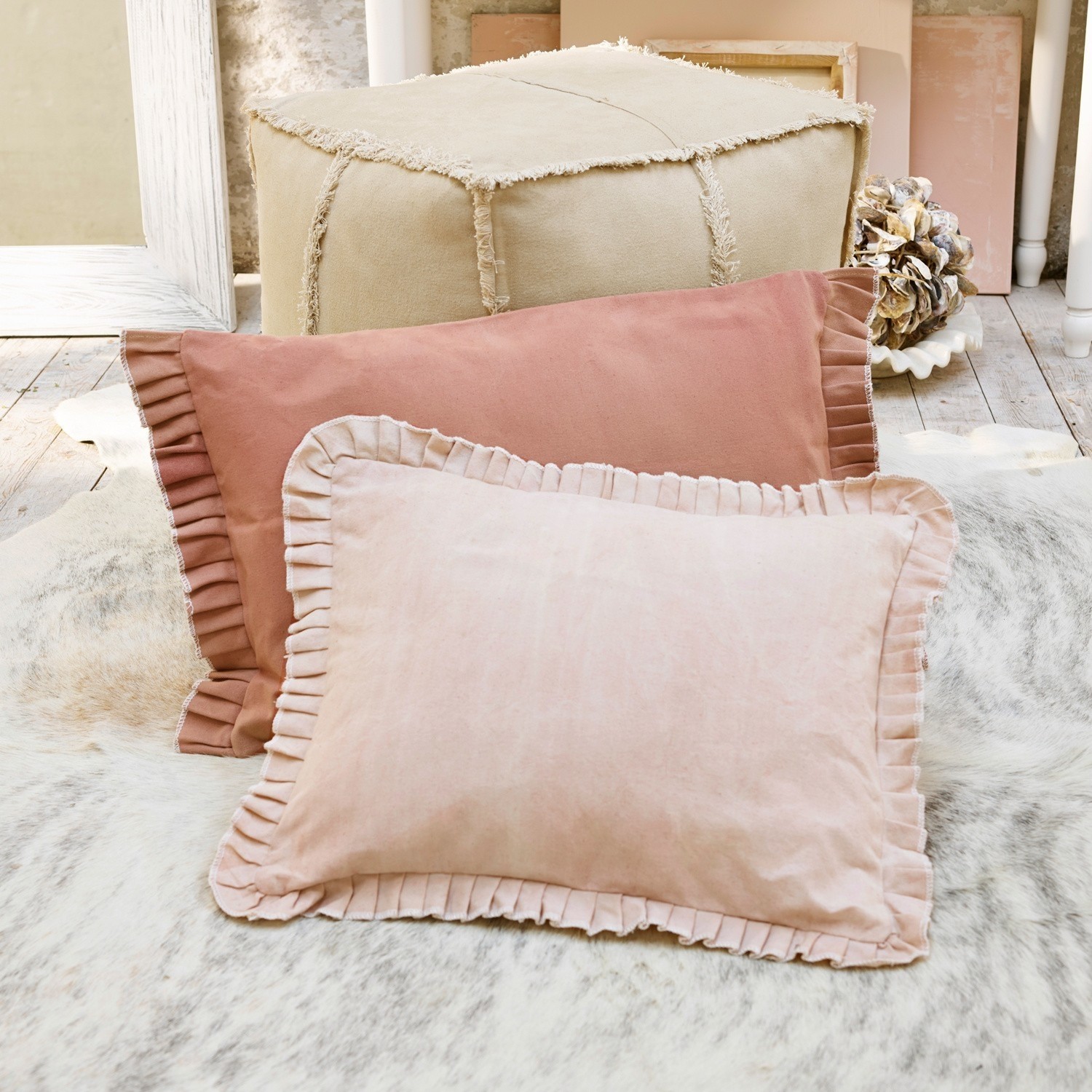 Lot de 2 coussins Rosalin