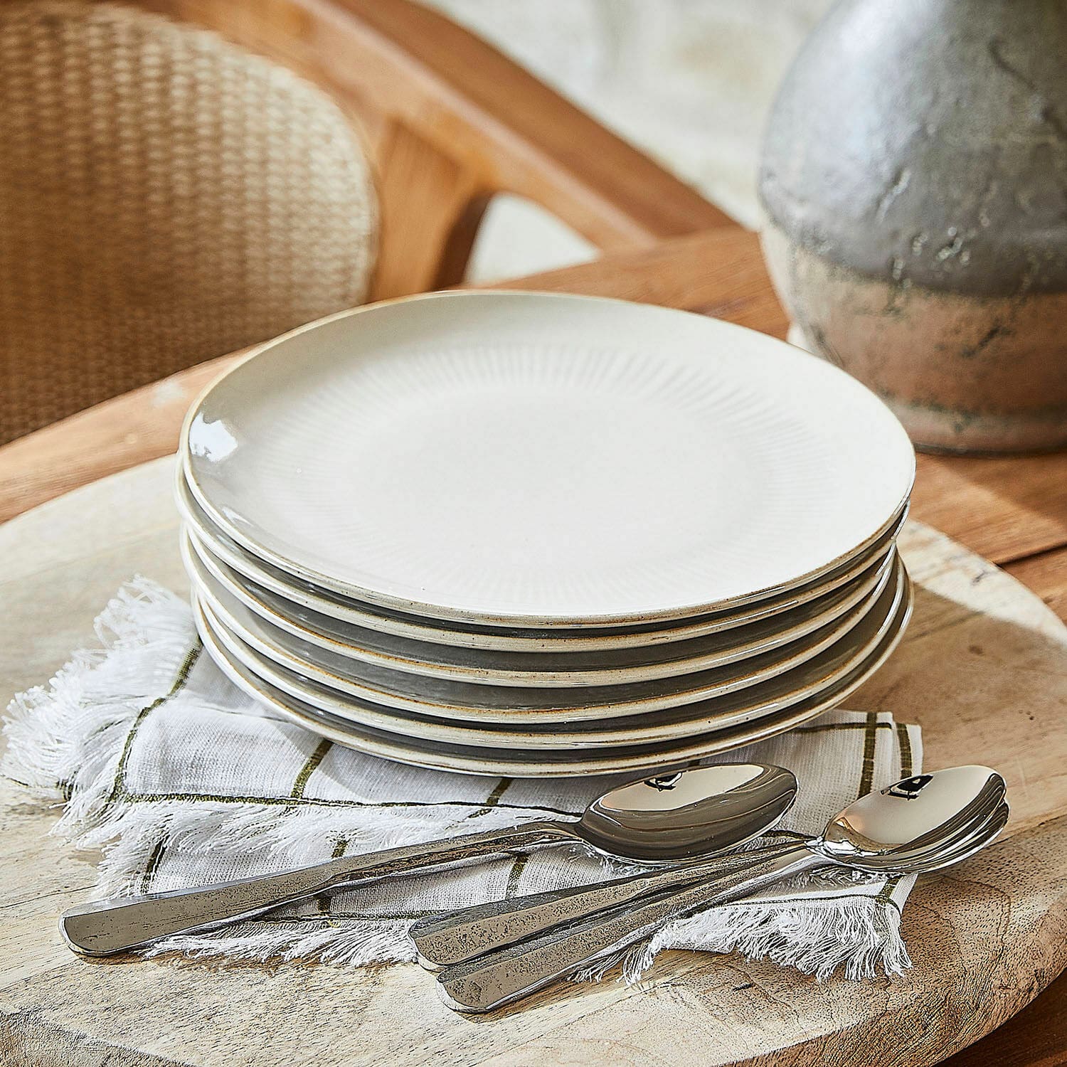 Lot de 6 assiettes à dessert Périers
