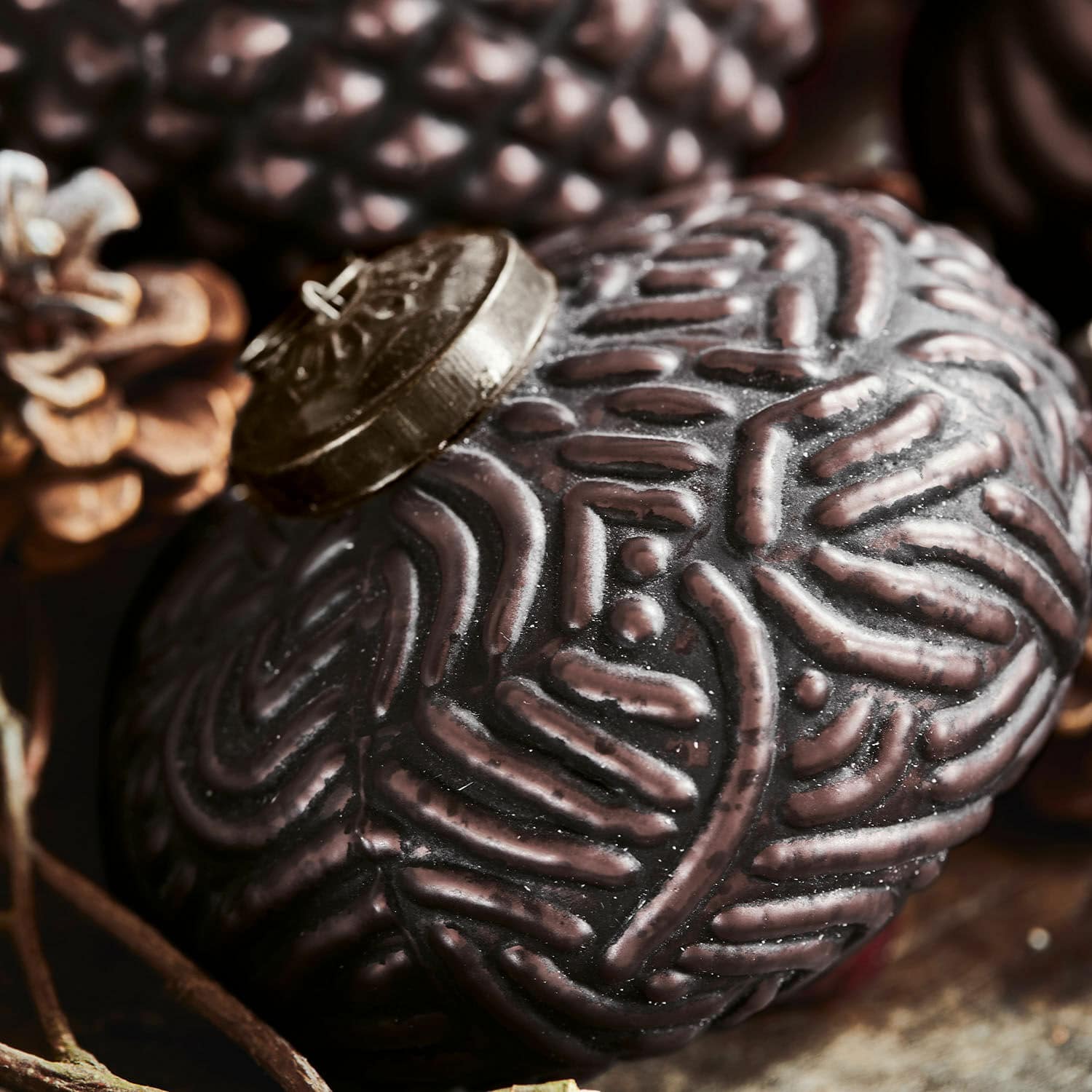 Lot de 4 boules de Noël Meyen