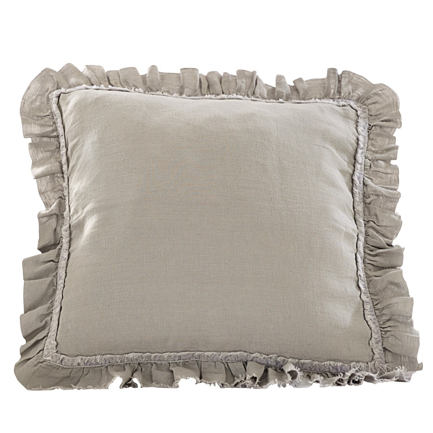 Housse de coussin Volant