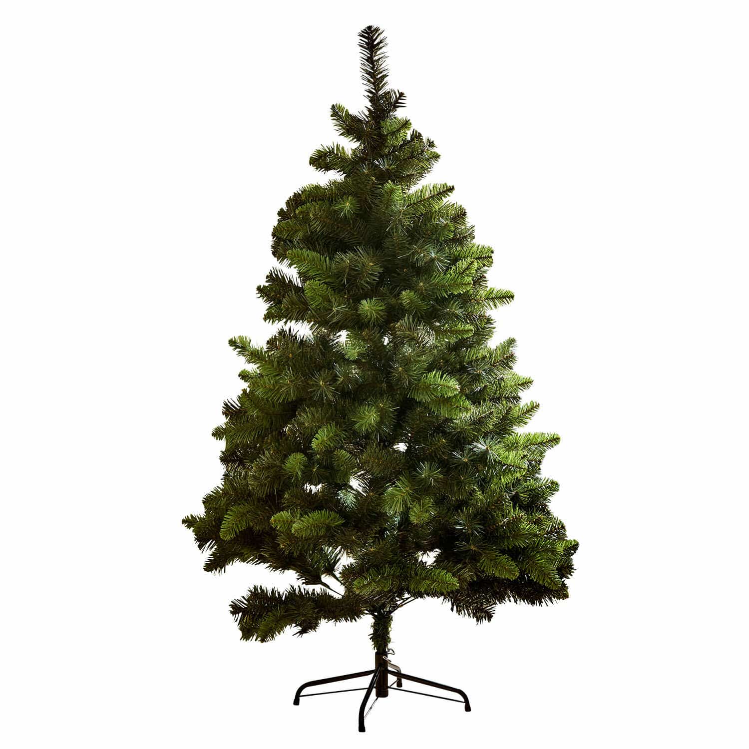 Sapin de Noël Svalberg Sapin artificiel vert avec aiguilles réalistes sur pied métallique, décoration de Noël intérieure