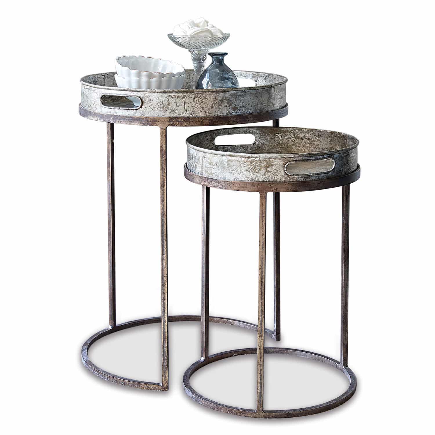 Lot de 2 tables d’appoint Saint Mark