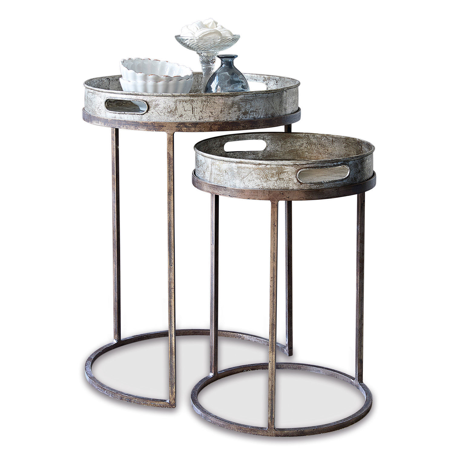 Lot de 2 tables d’appoint Saint Mark