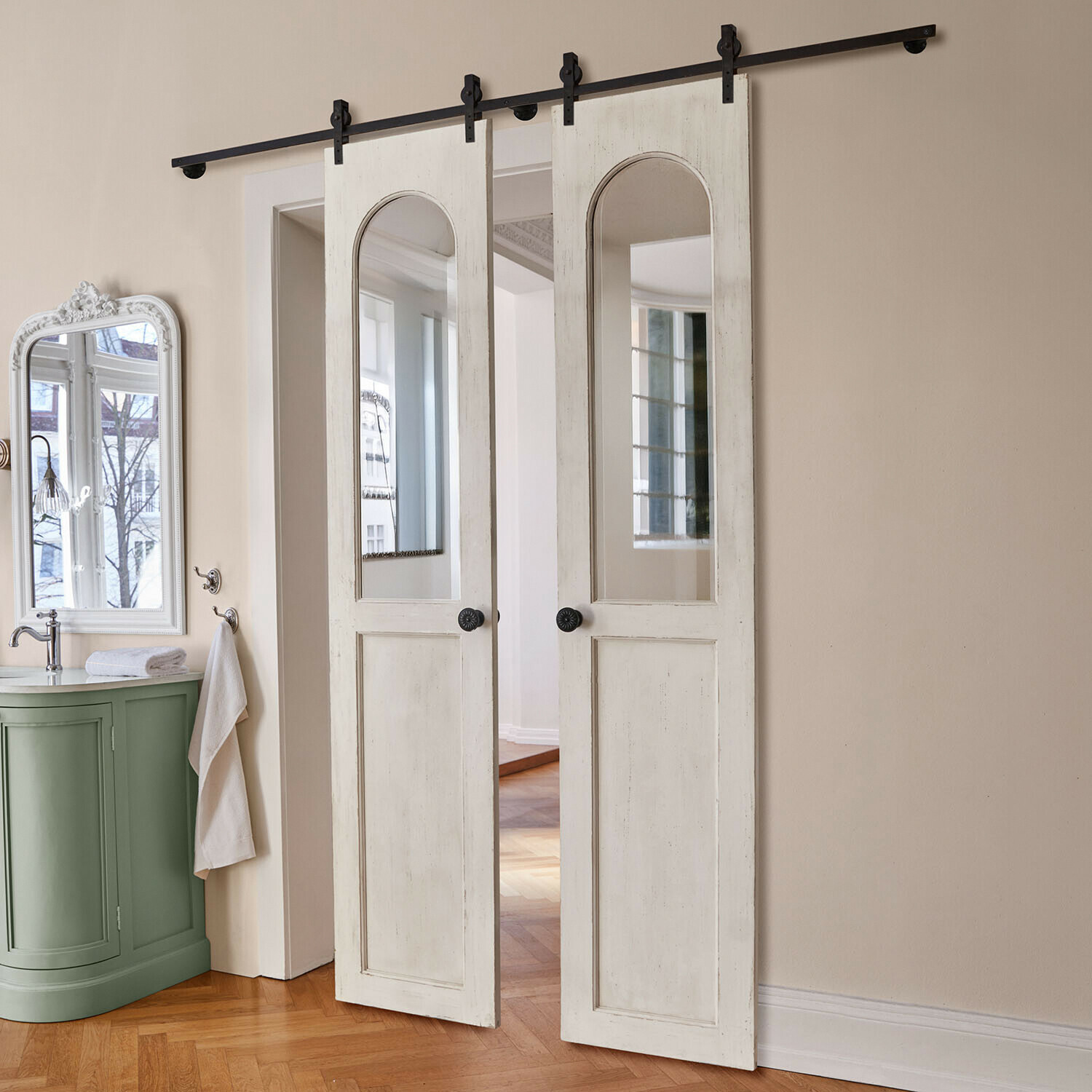 Double-porte coulissante Eiraveth