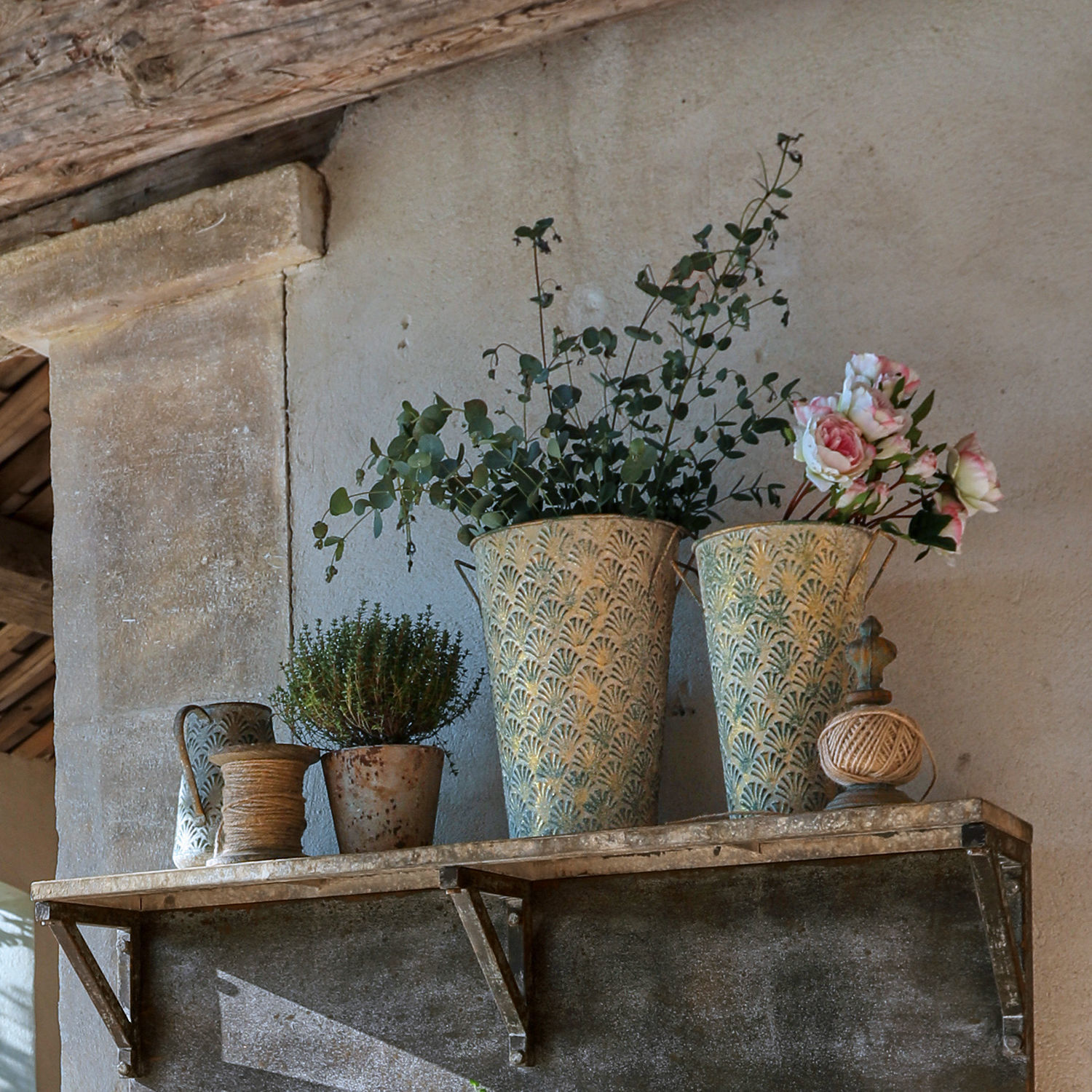 Lot de 2 vases décoratifs Iskele