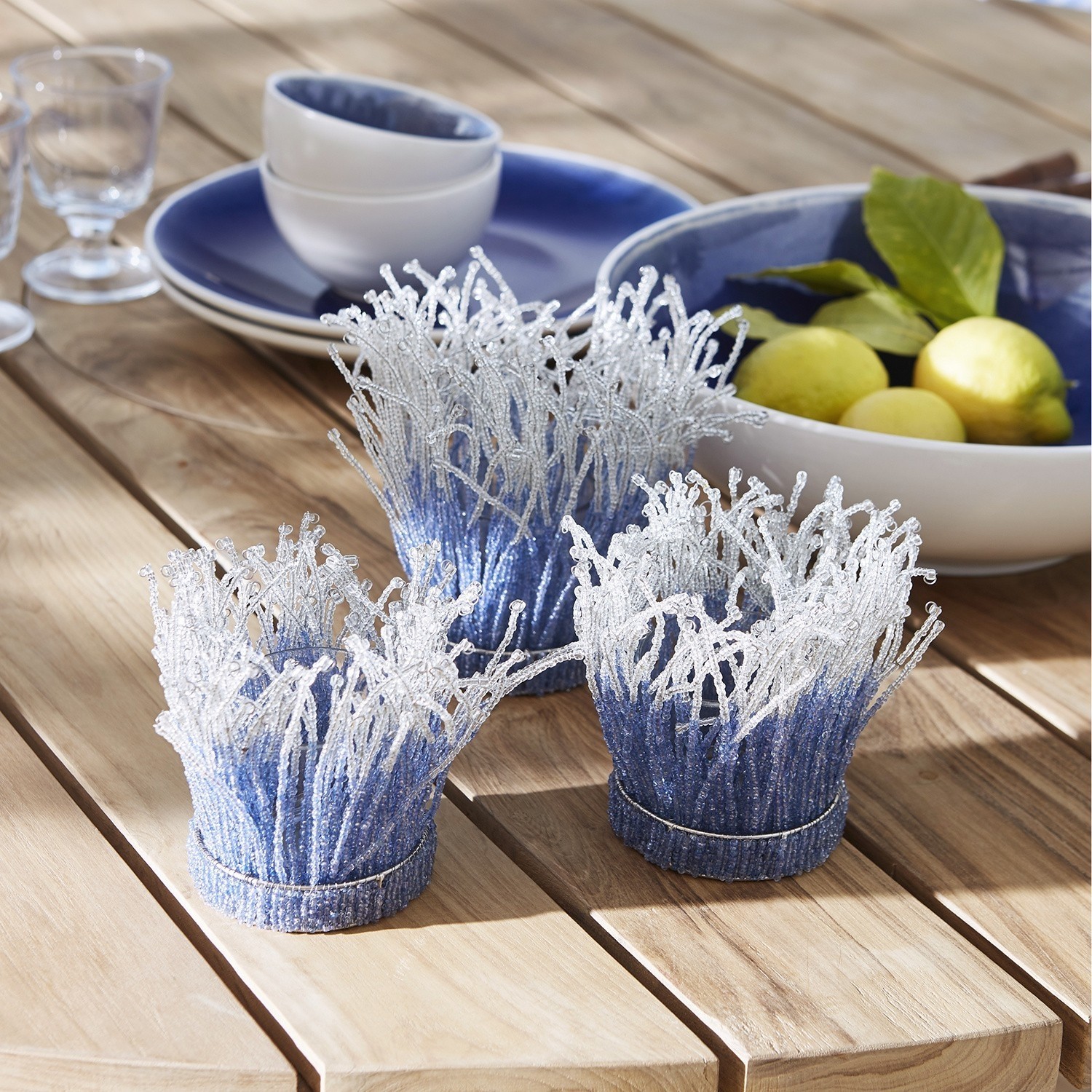 Lot de 3 photophores Eivor