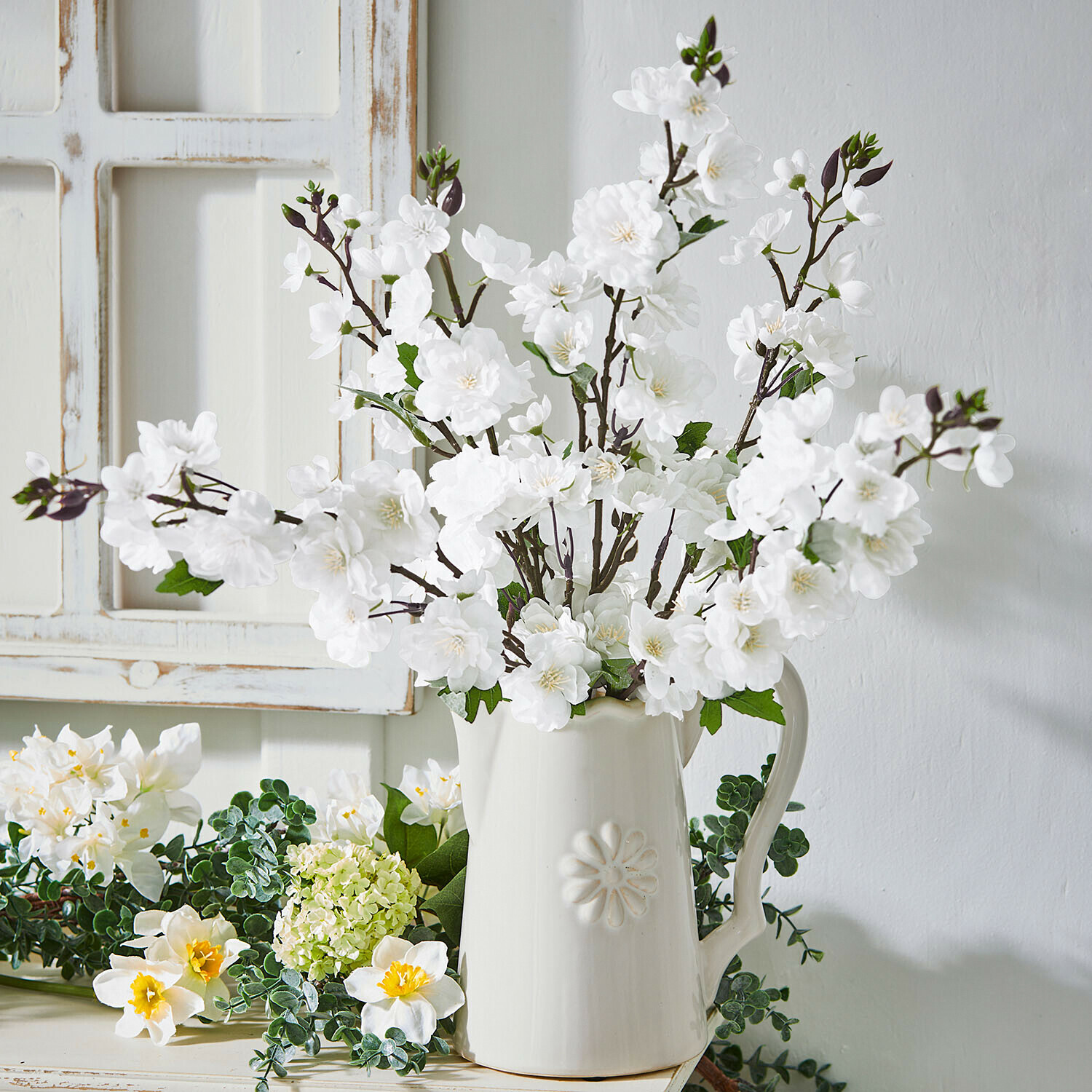 Lot de 6 fleurs décoratives Bellévaut