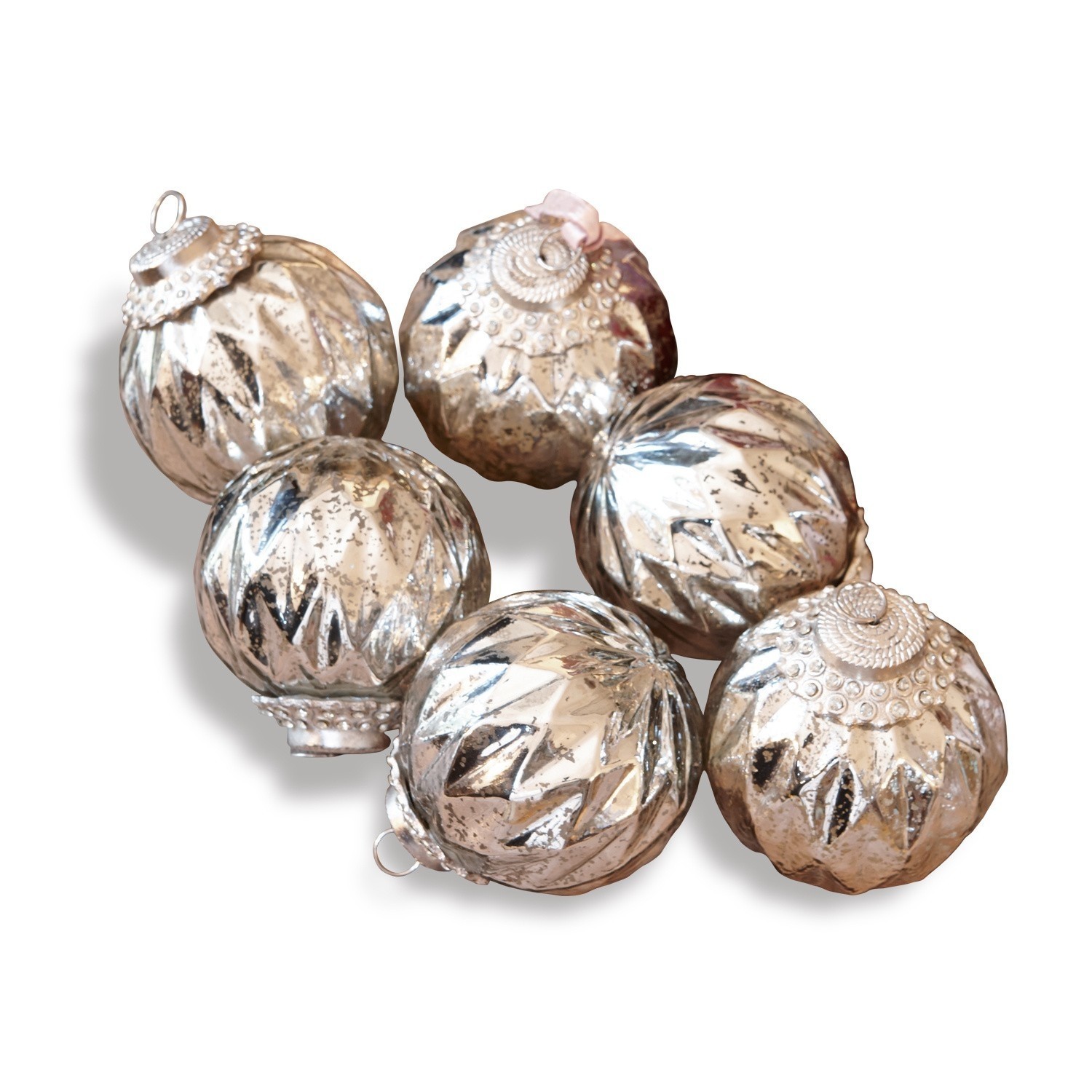 Lot de 6 décorations de Noël Ravoire