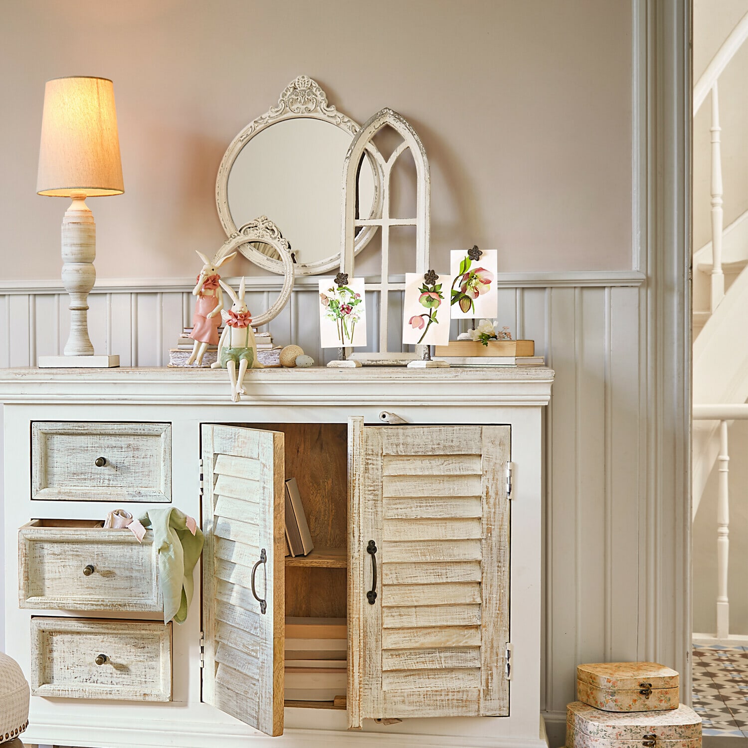 Lot de 3 images avec supports Serafinas