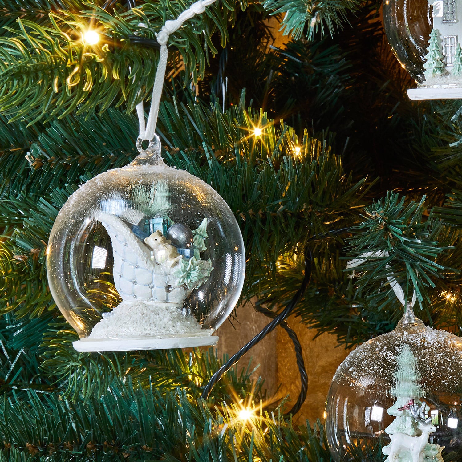 Lot de 3 décorations de Noël Winterland