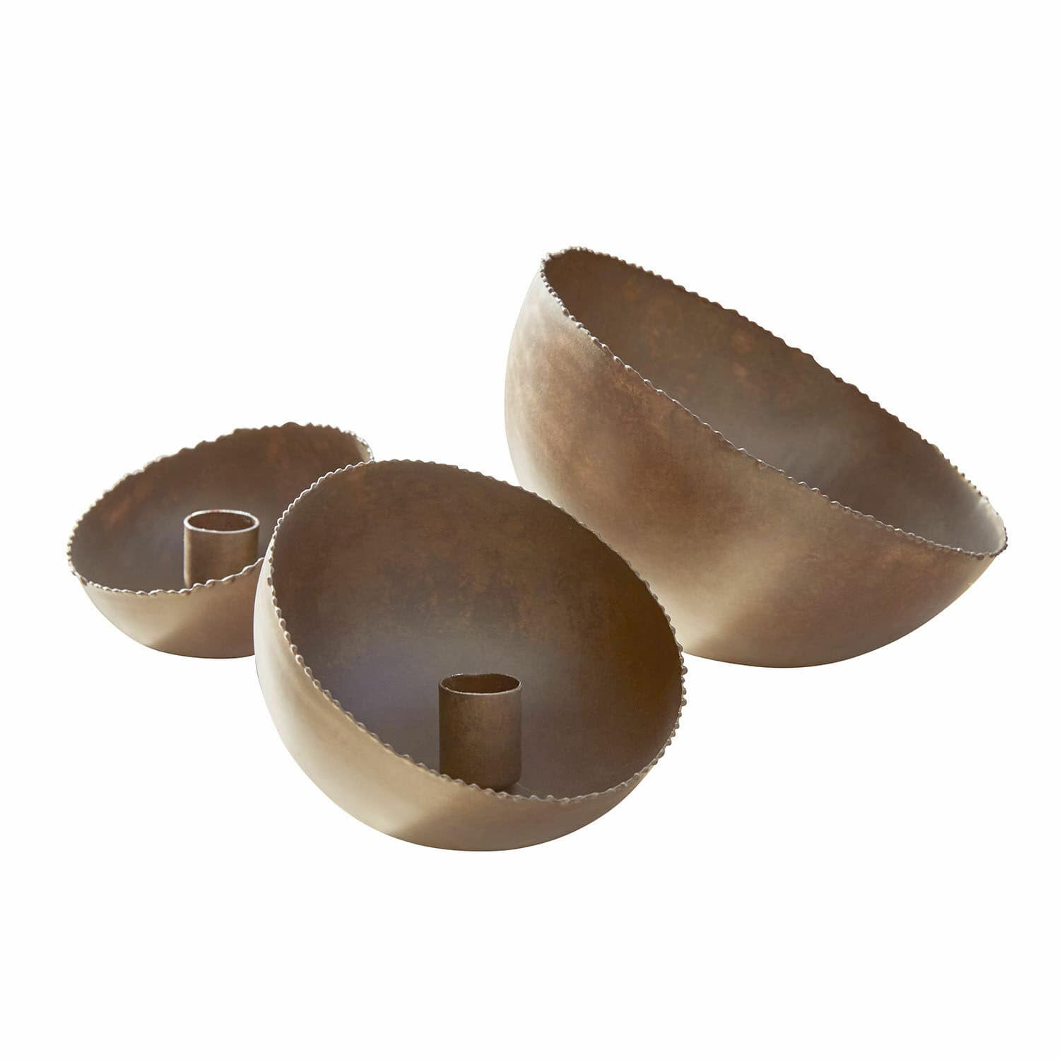 Lot de 3 bougeoirs Vignoux