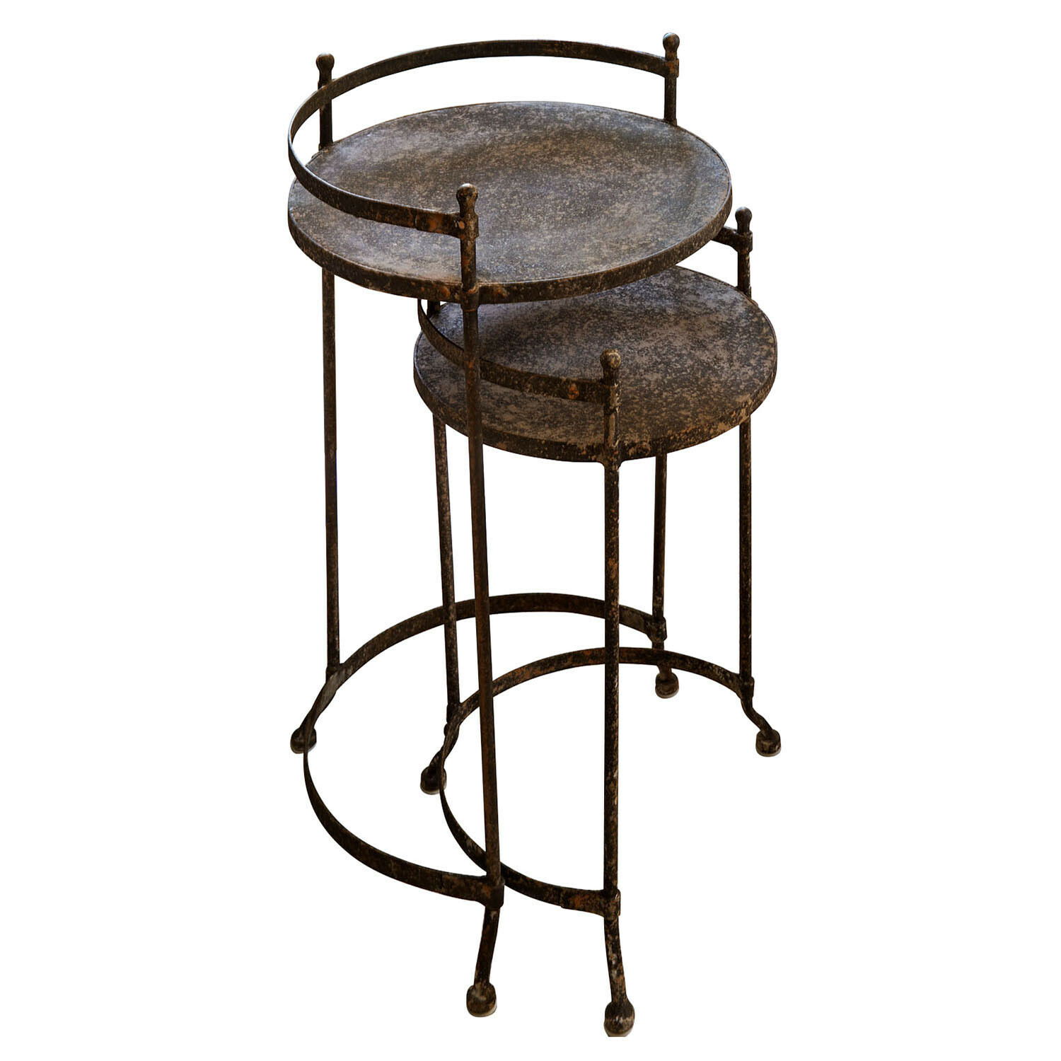 Lot de 2 tables d'appoint Alanyn