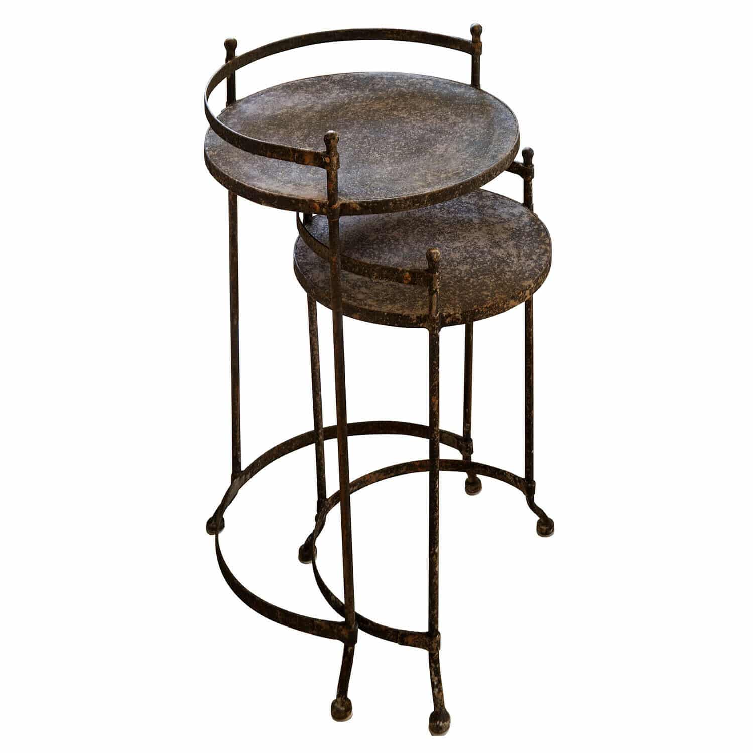 Lot de 2 tables d'appoint Alanyn