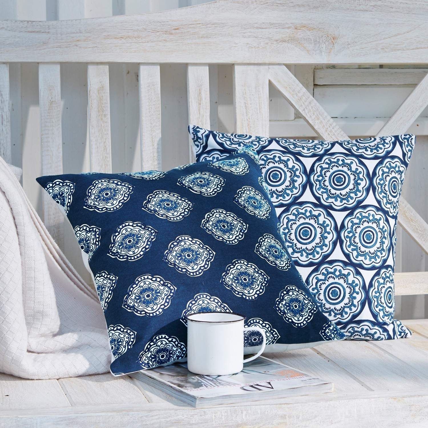 Lot de 2 housses de coussin Lurie