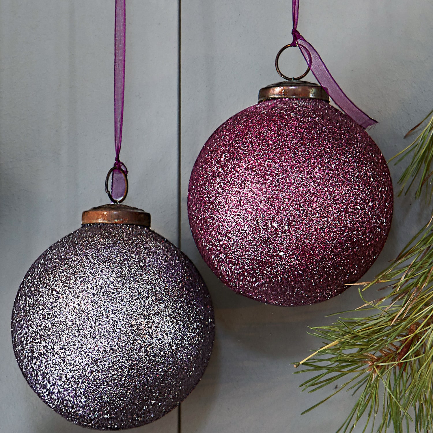 Lot de 4 décorations de Noël Ilva