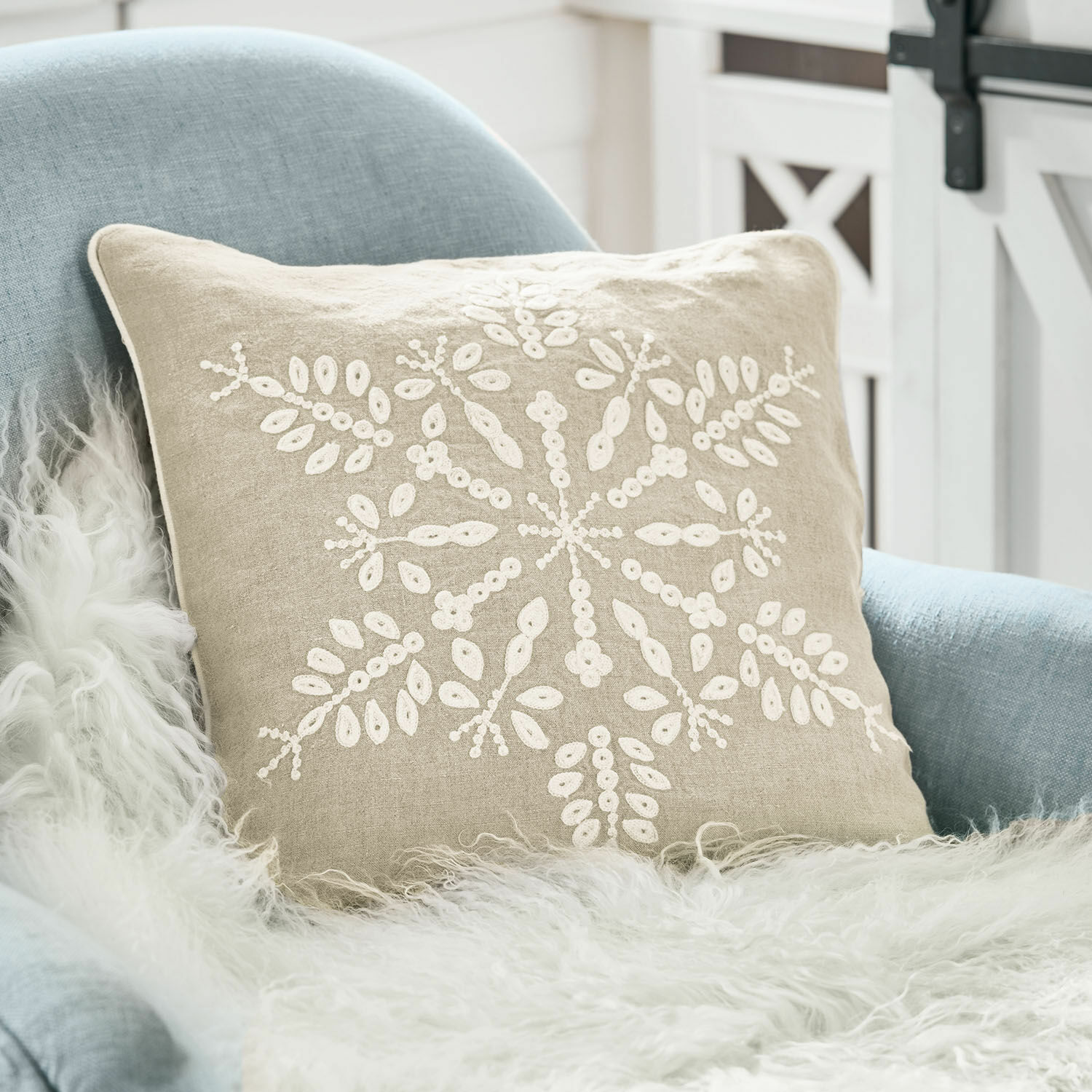 Housse de coussin Snowflake