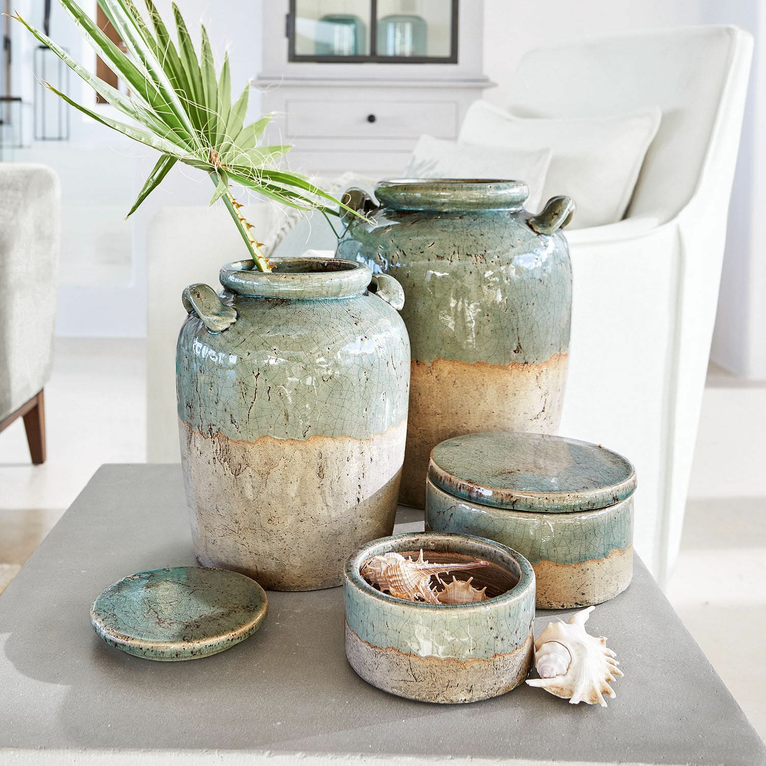 Lot de 2 vases Palikir