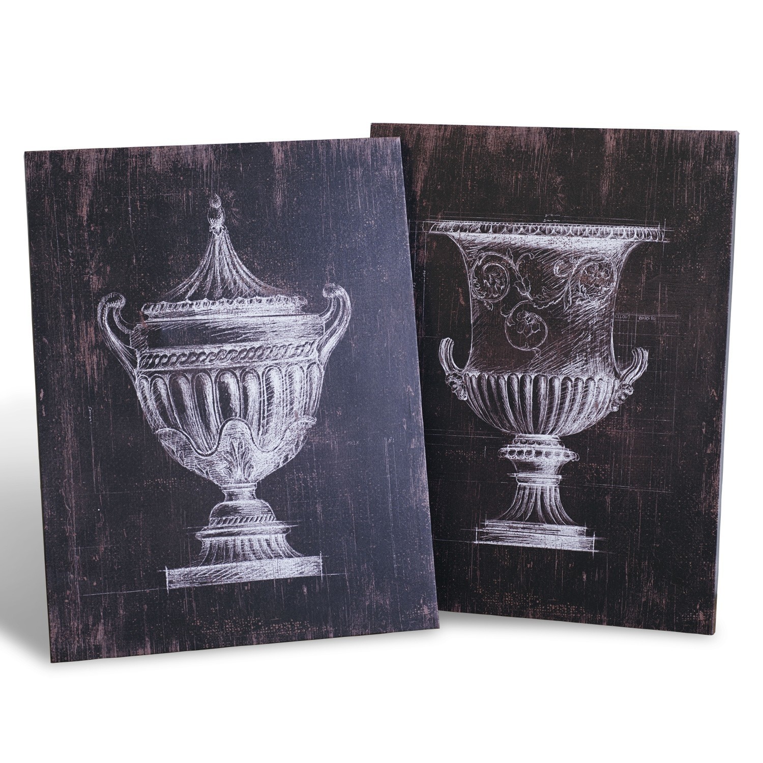 Lot de 2 tableaux Lantriac