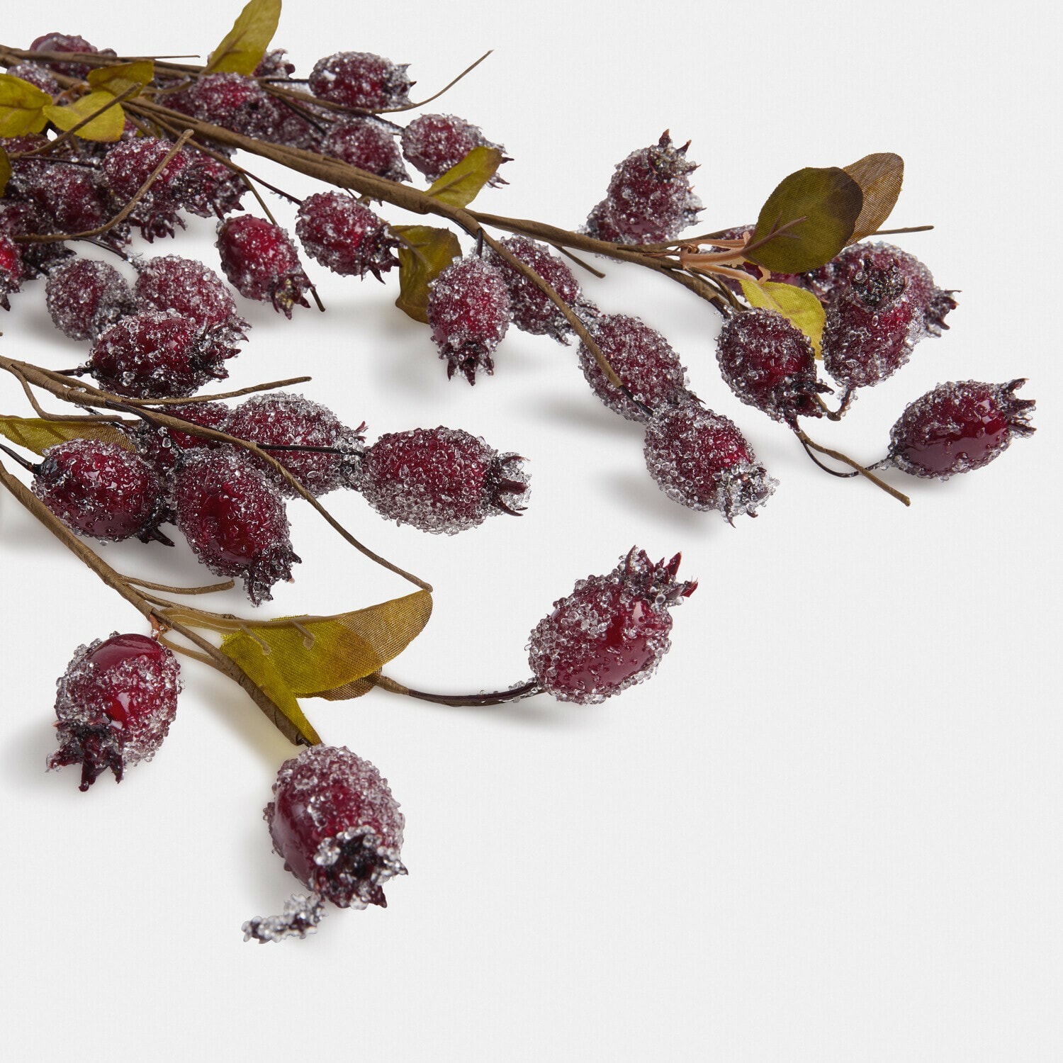 Lot de 3 tiges d’églantier artificielles Buttonbush