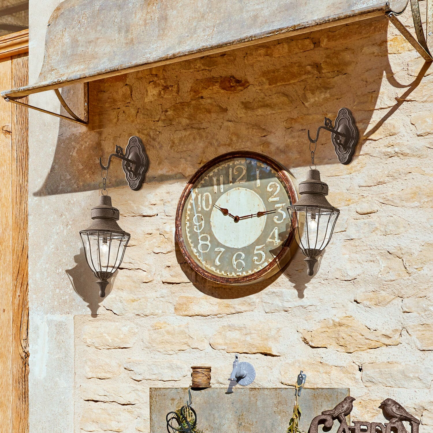 Lanterne murale à LED Nannette