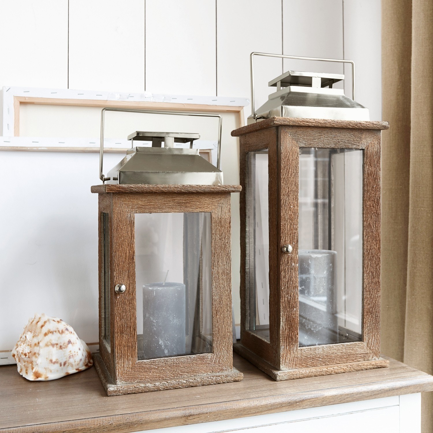 Lot de 2 lanternes Bouhet