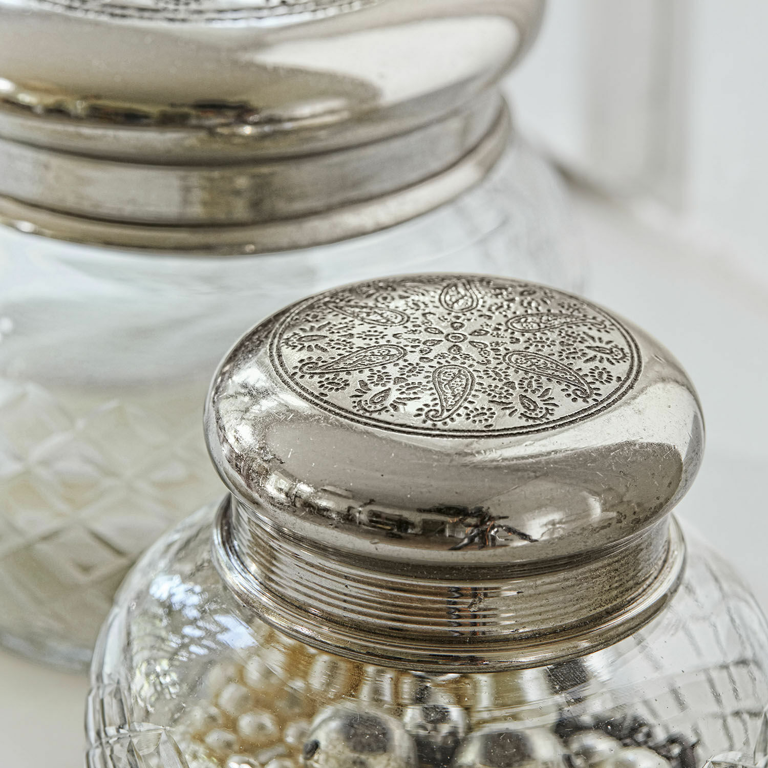 Lot de 2 pots en verre Ballot