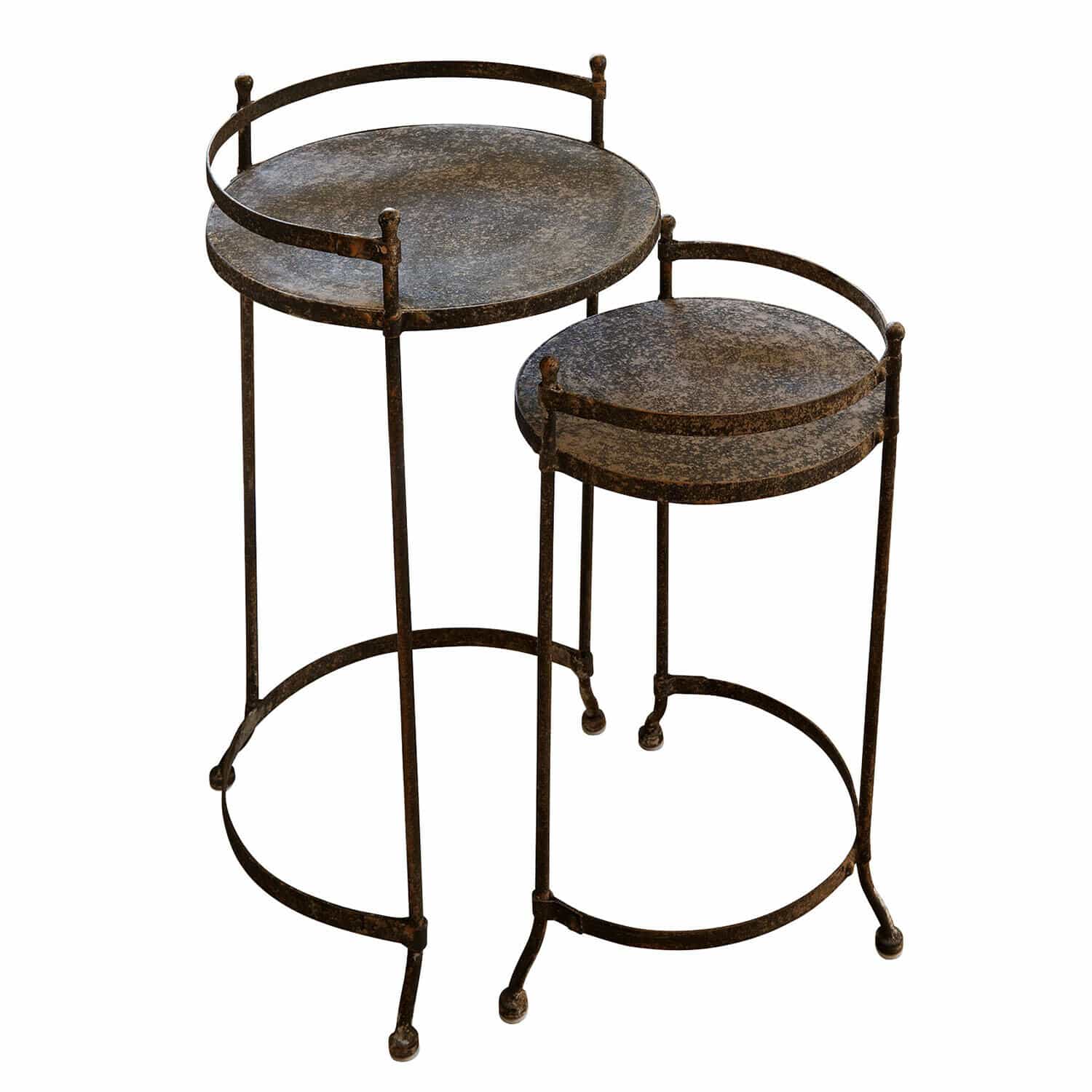 Lot de 2 tables d'appoint Alanyn