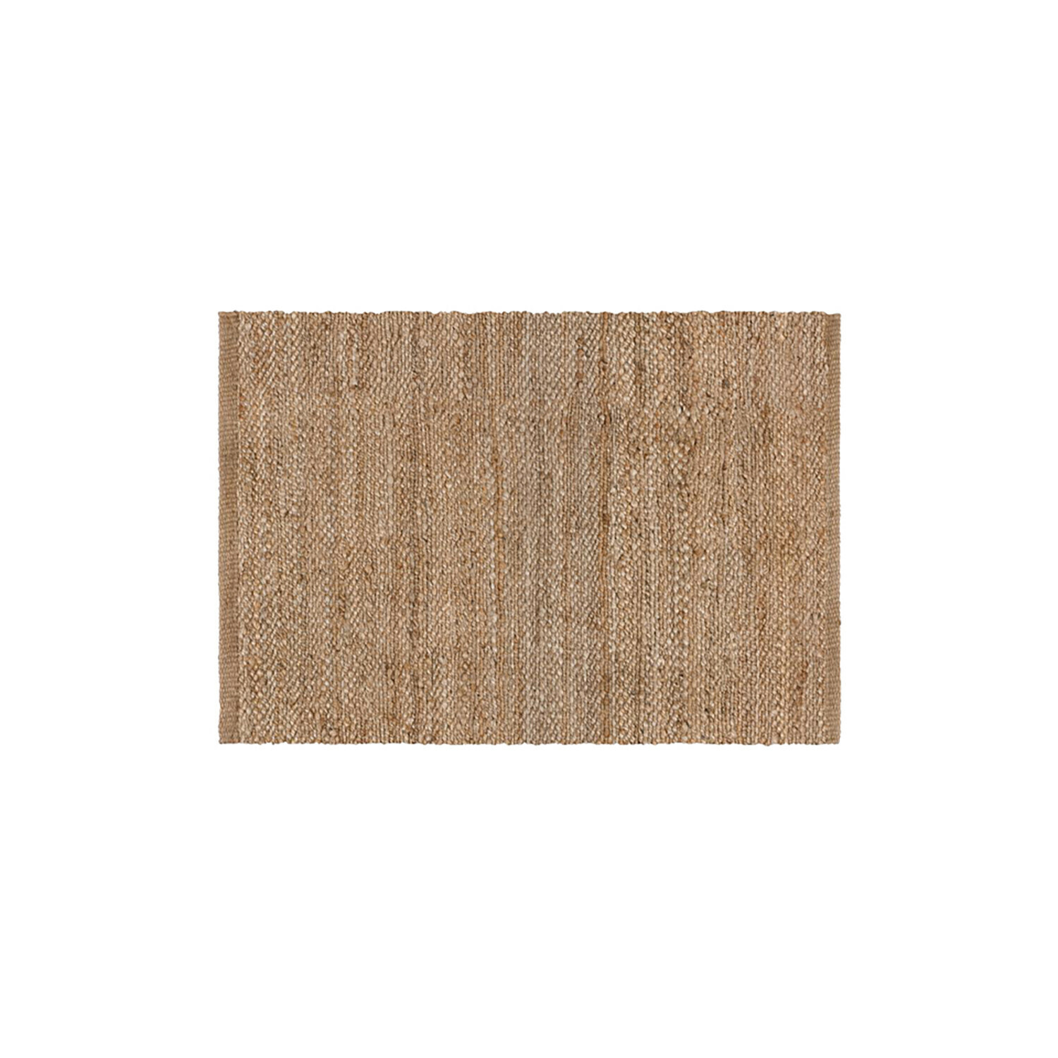 Tapis Abitain Tapis rectangulaire en jute naturelle beige, accessoire durable et écologique pour la maison