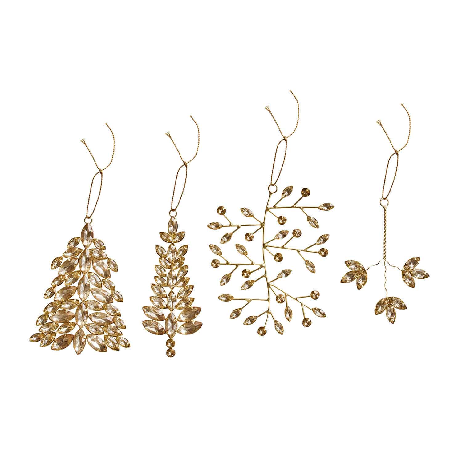 Décorations de Noël, set de 4 Zaniva