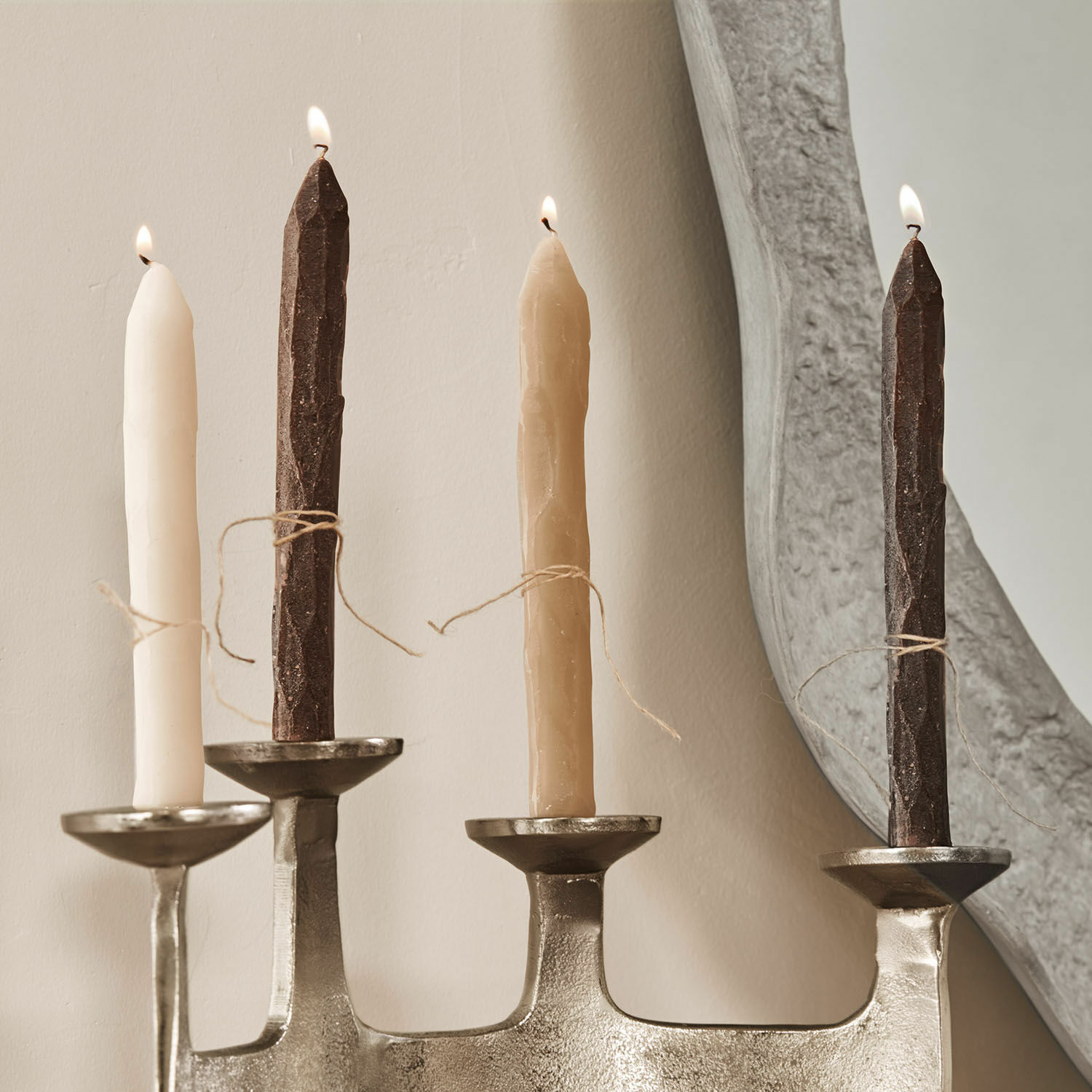 Lot de 12 bougies Savineau