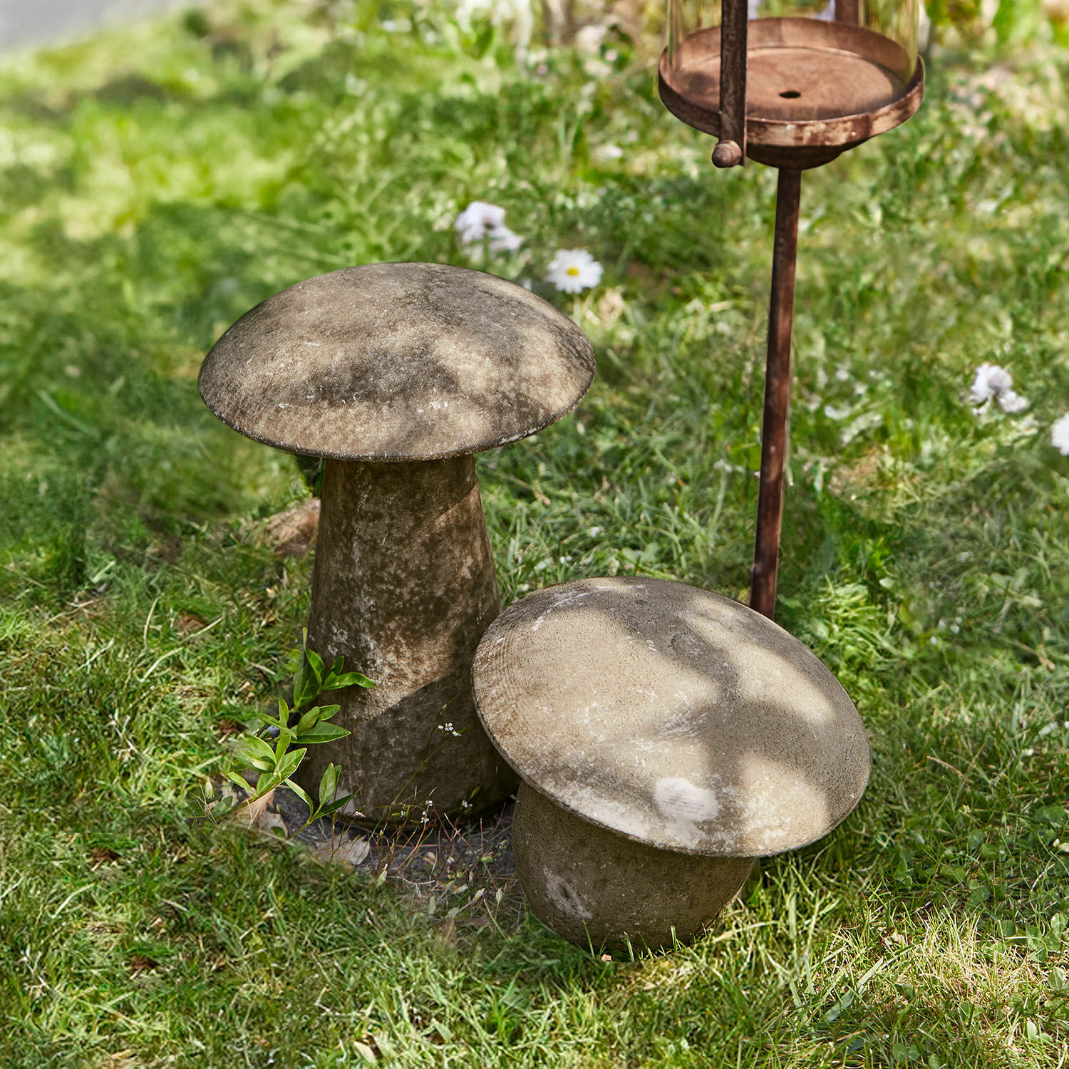 Lot de 2 champignons décoratifs Coudrelle