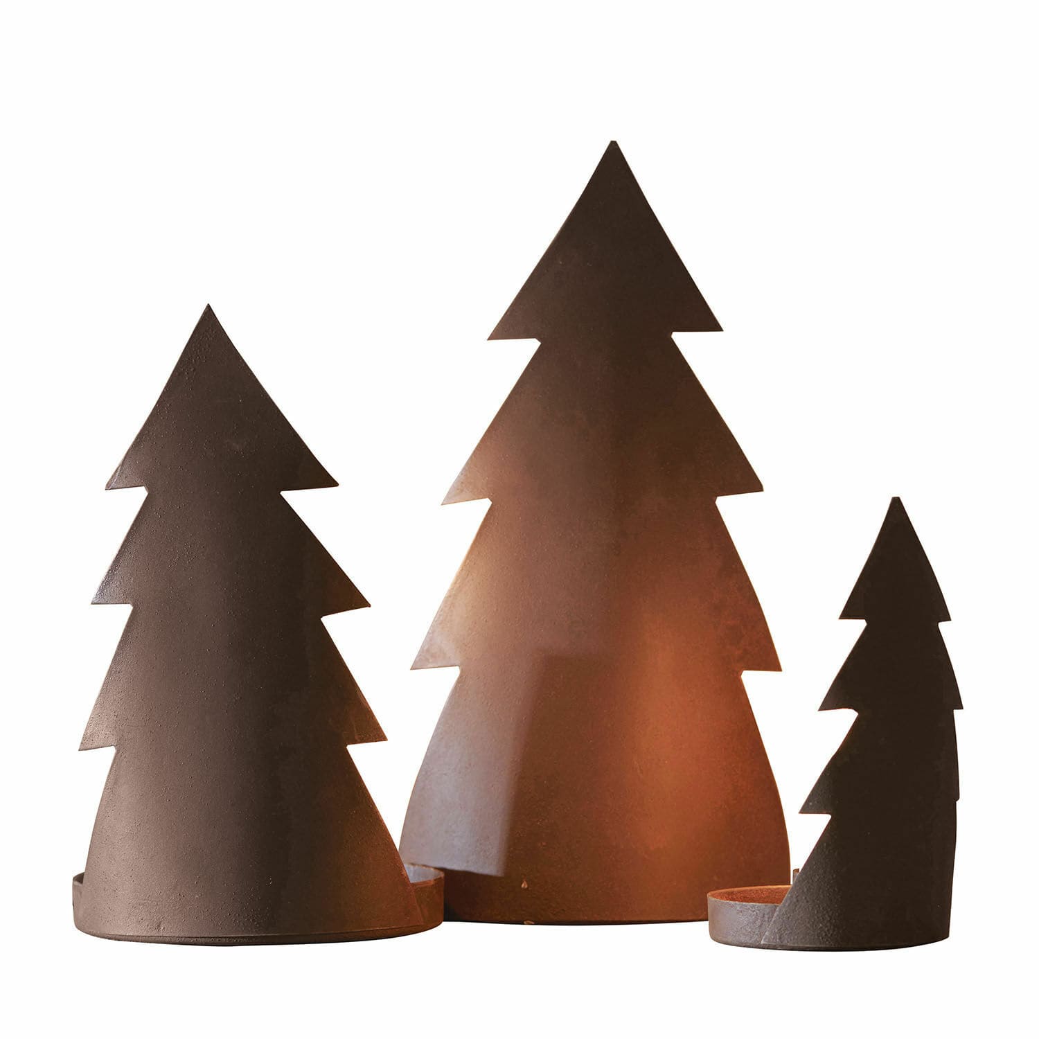 Lot de 3 bougeoirs Ageville