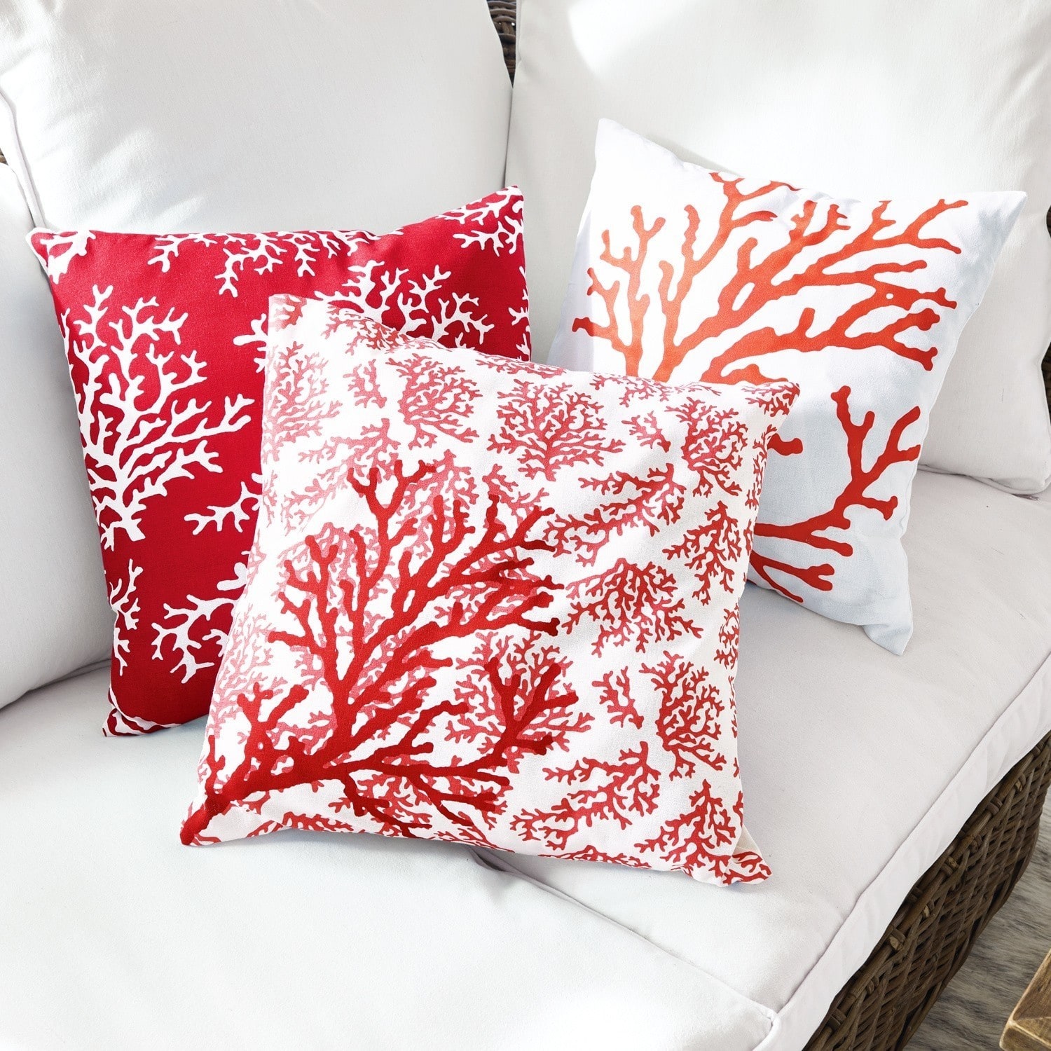 Lot de 3 housses de coussins Colourful