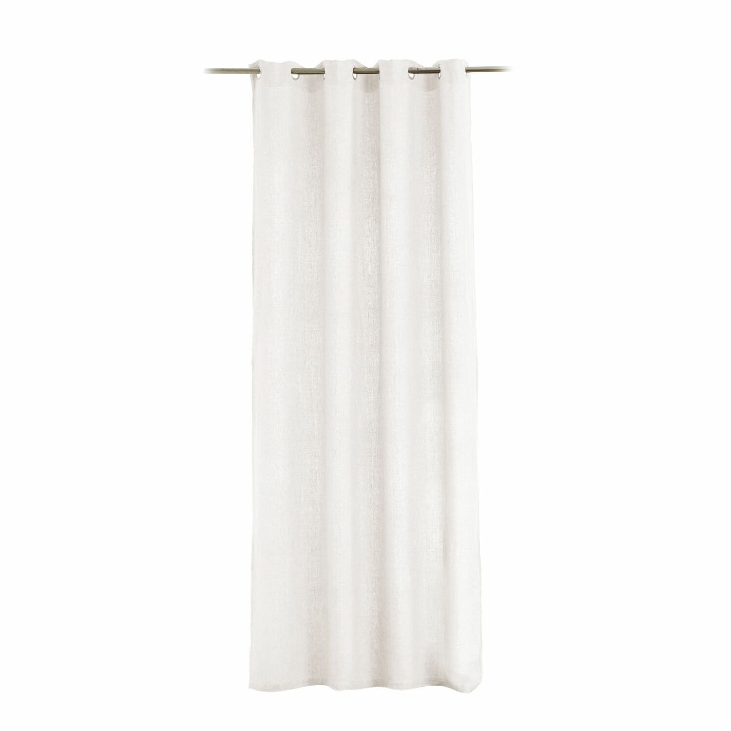 crème Rideau Salinas crème en tissu léger, parfait pour la décoration de fenêtres et d'intérieurs.