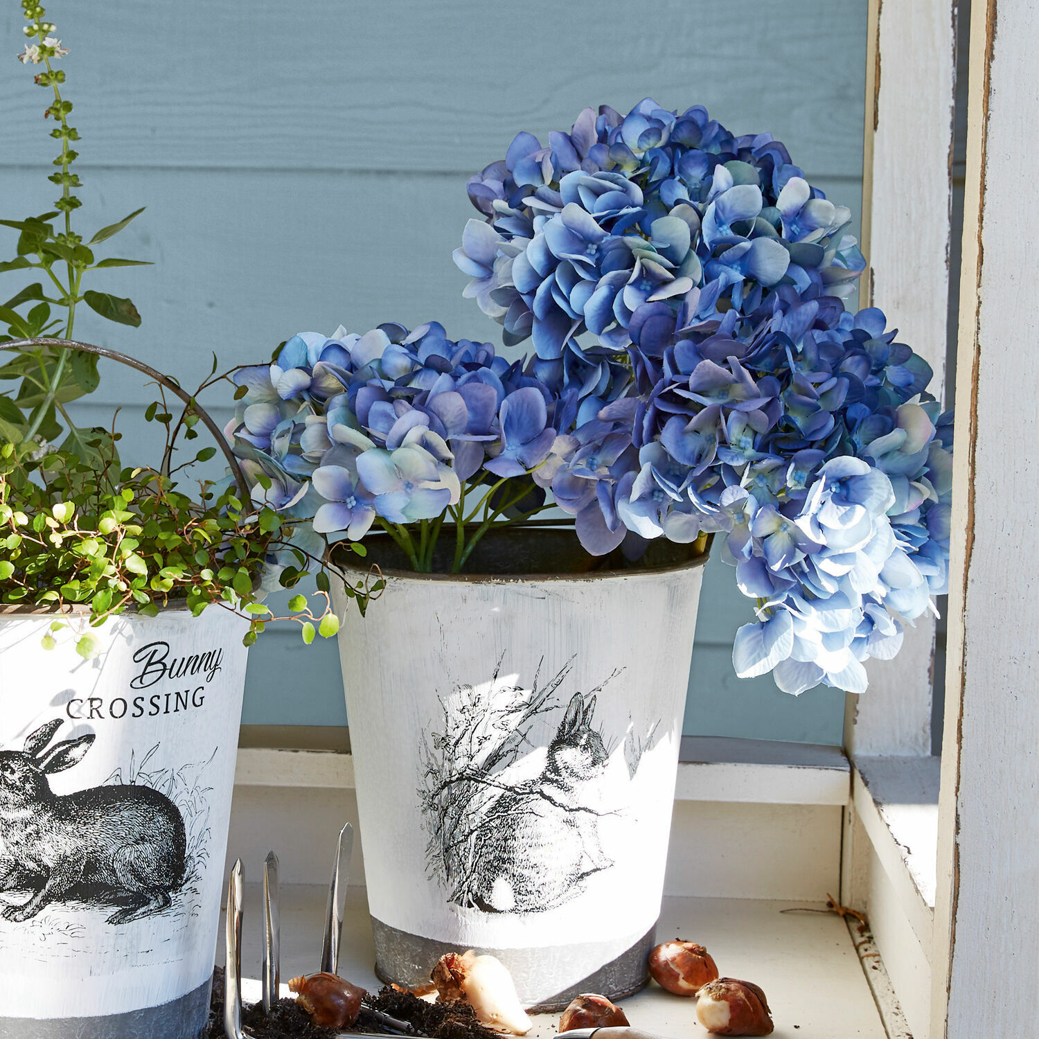 Lot de 3 fleurs décoratives Amarente