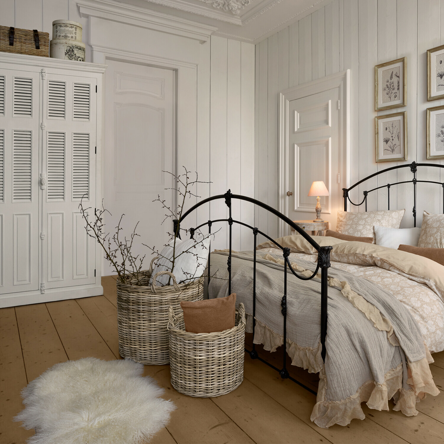 Lot de 2 paniers Alouenne