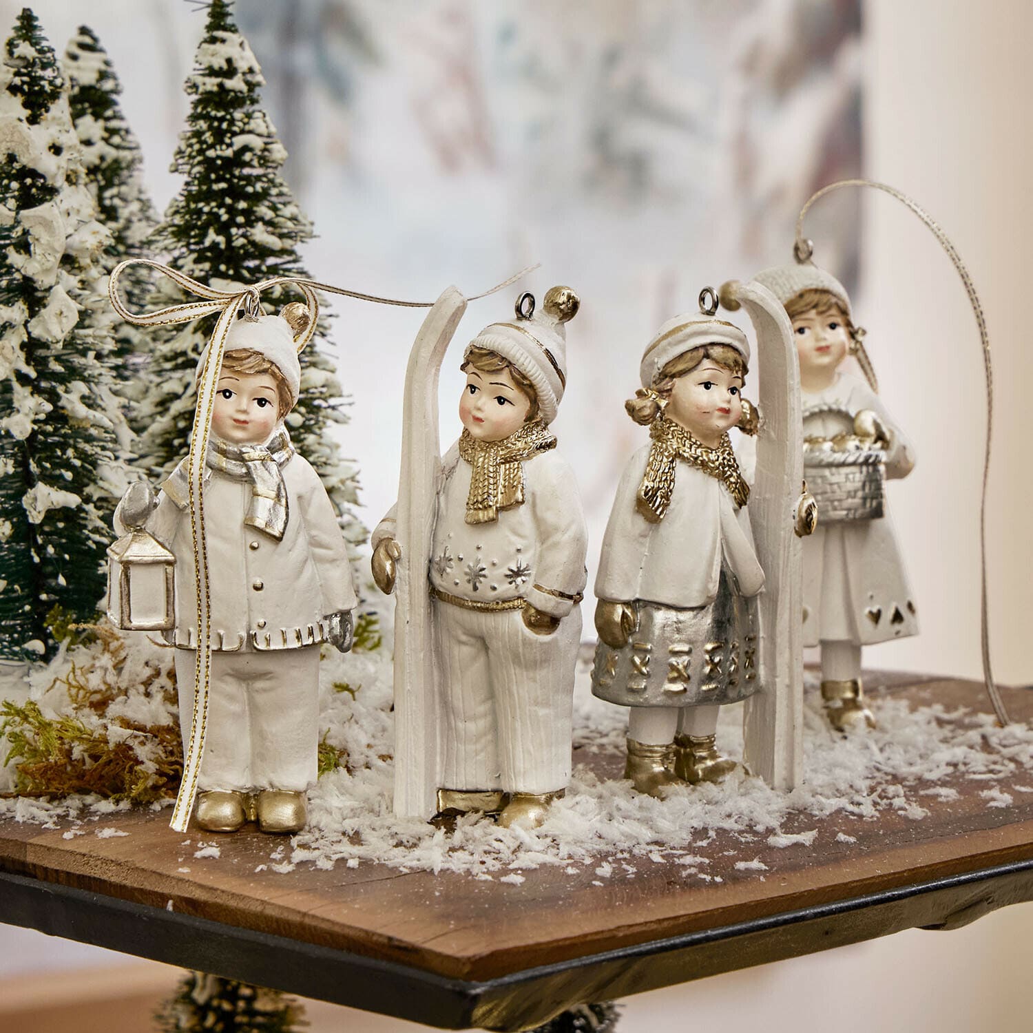 Lot de 4 décorations à suspendre Eirikholt