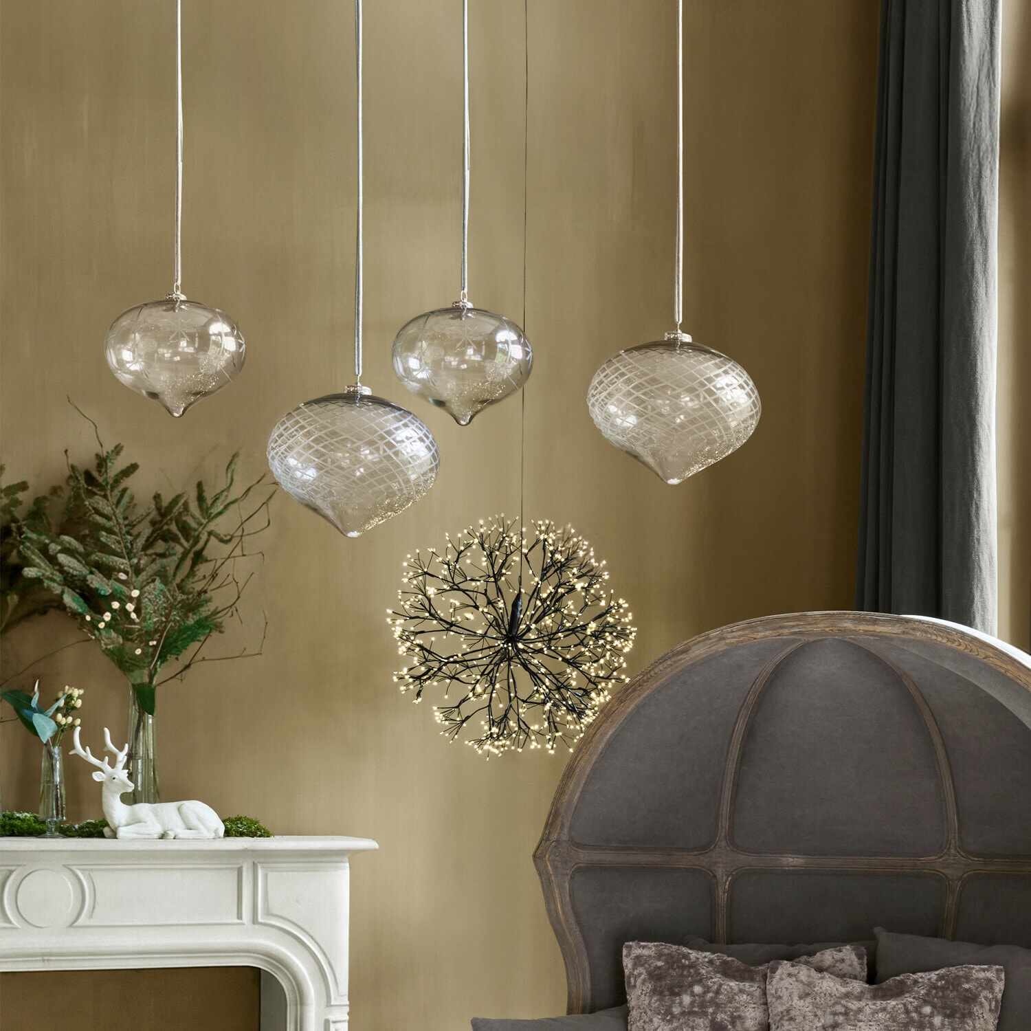 Lot de 2 décorations de Noël Péralise