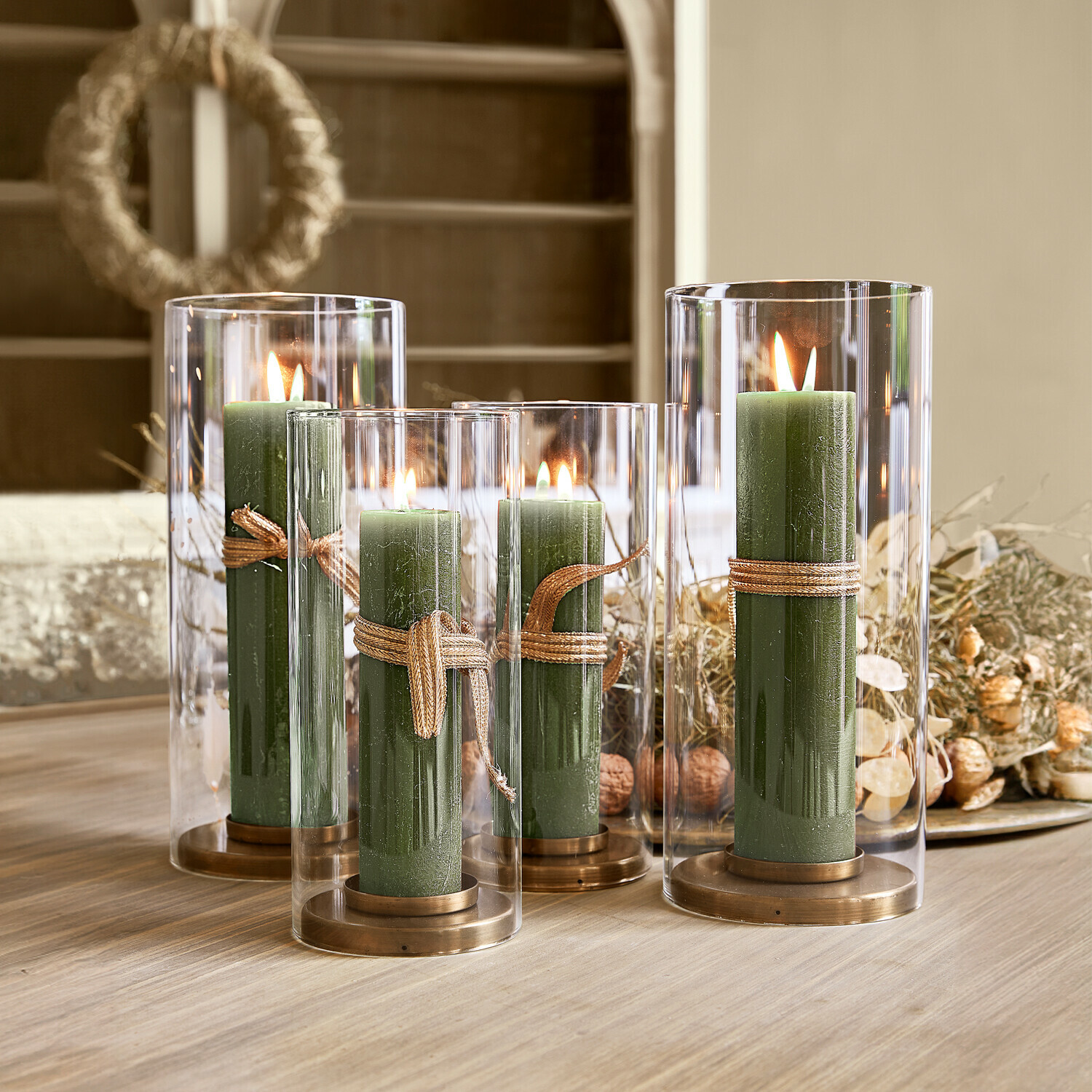 Lot de 4 photophores Kriven