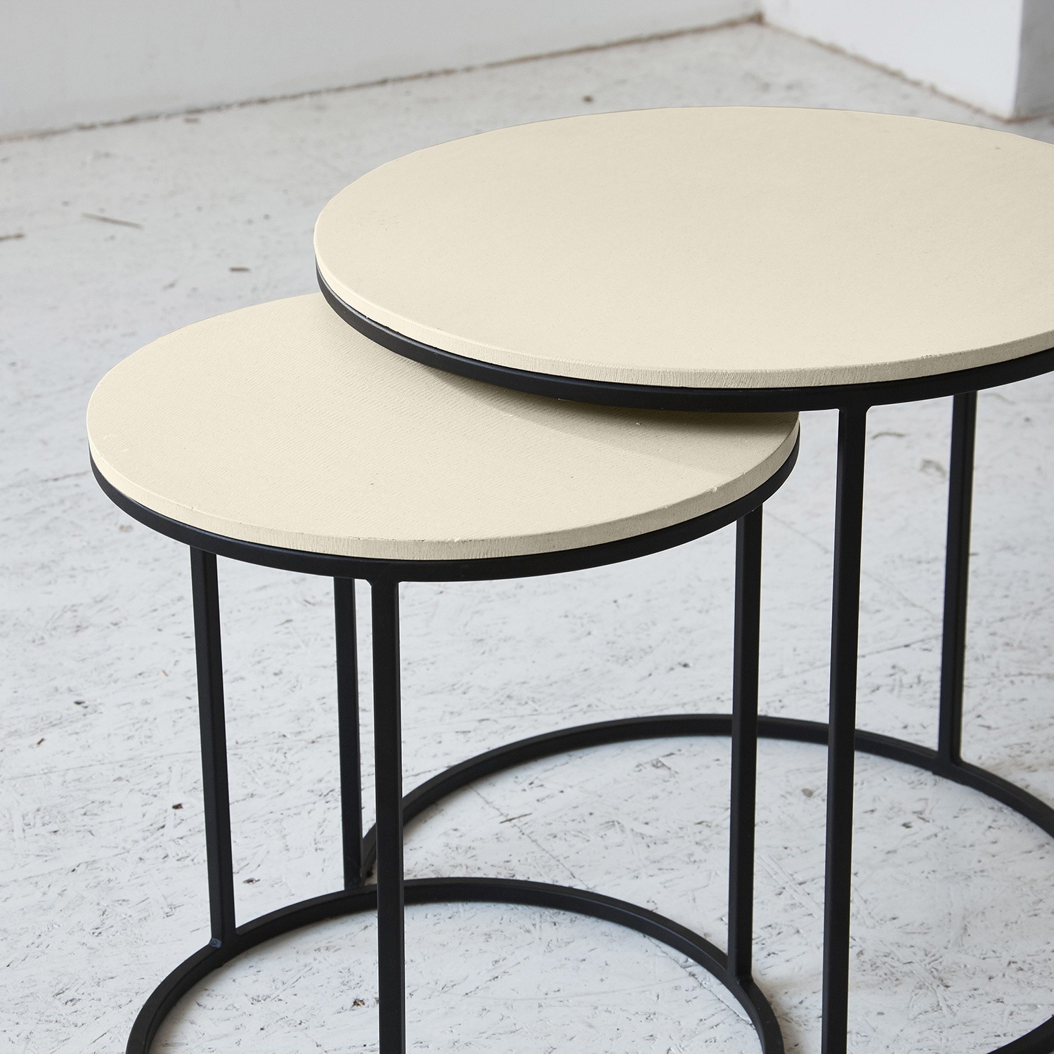 Lot de 2 tables d'appoint Telford