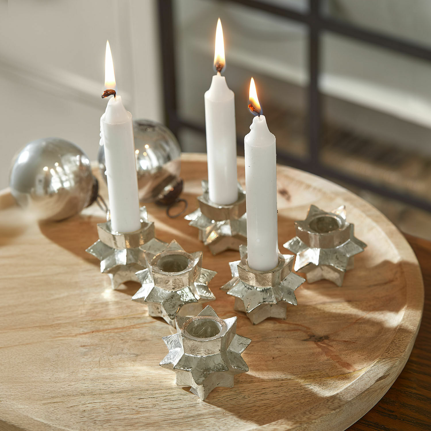 Lot de 6 bougeoirs Veridell