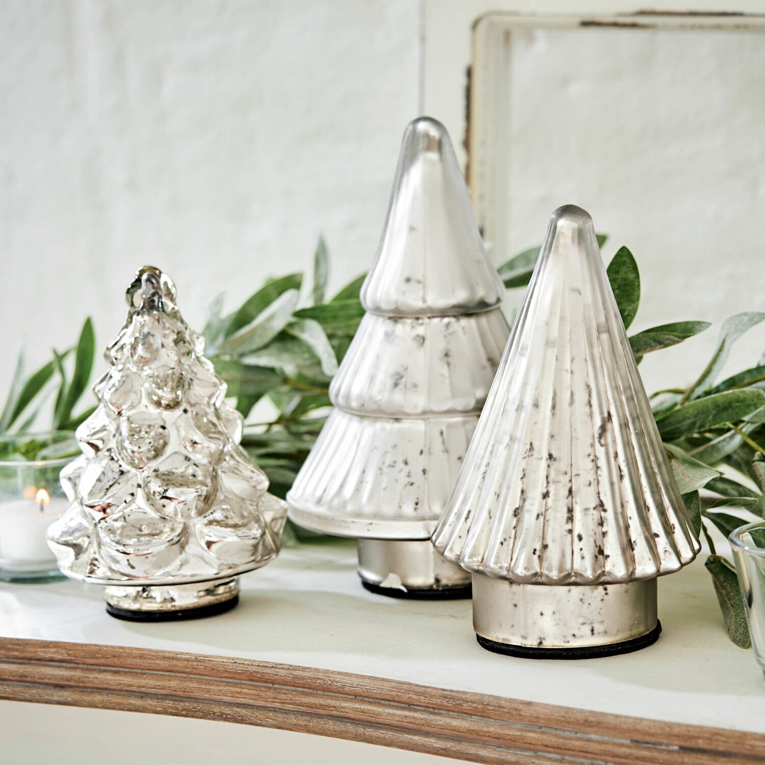 Lot de 3 arbres décoratifs Chloé