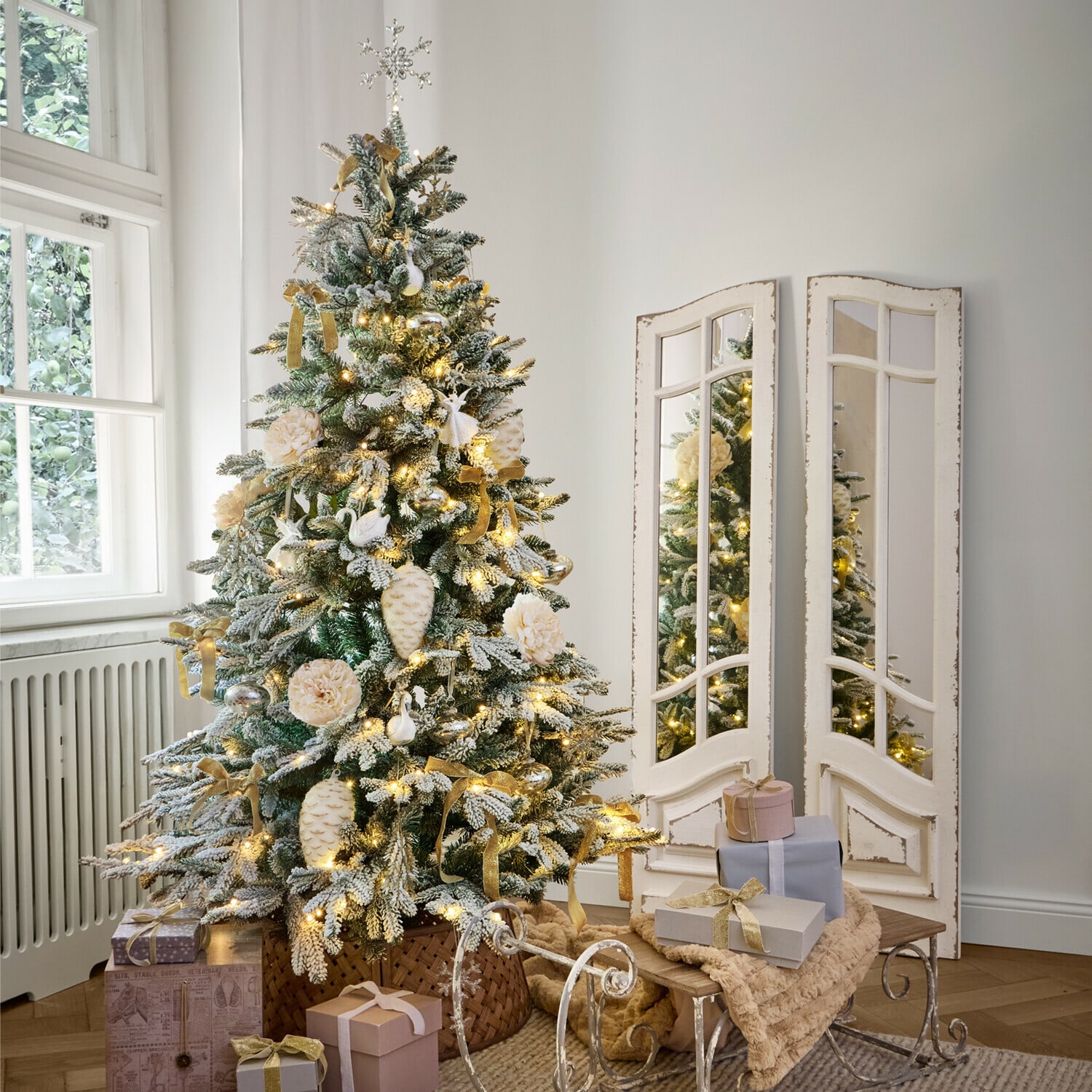 Lot de 2 décorations à suspendre Aurevianne