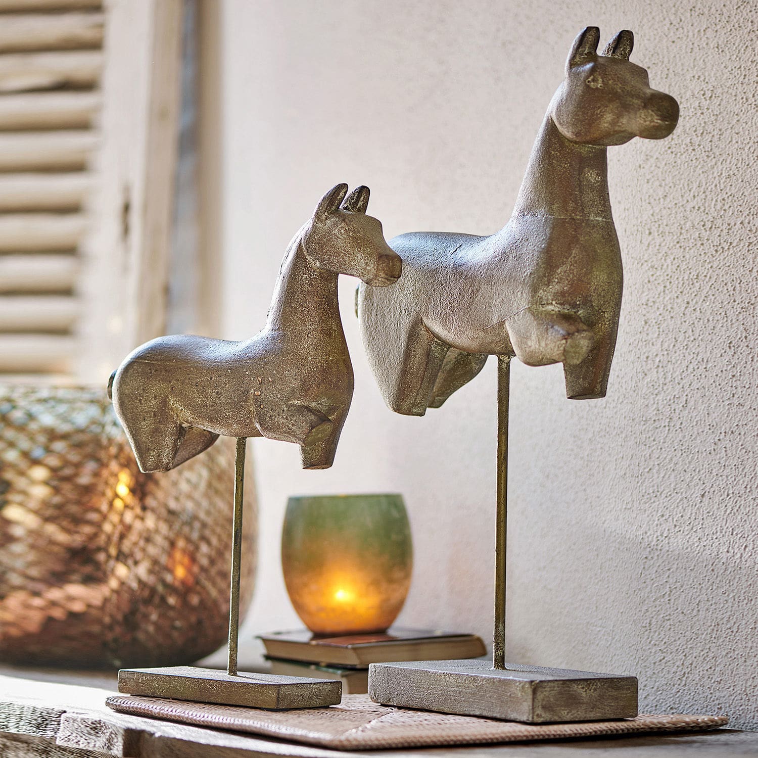 Lot de 2 chevaux Vigoux