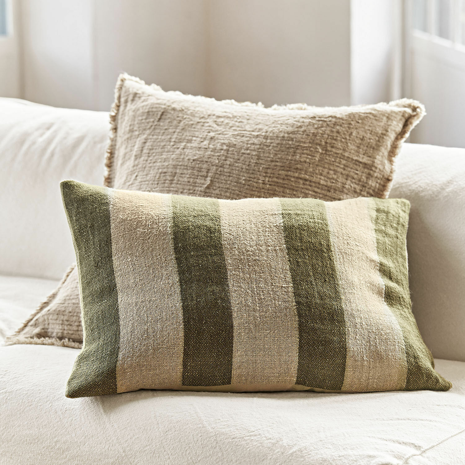 Lot de 2 housses de coussins Montjoie
