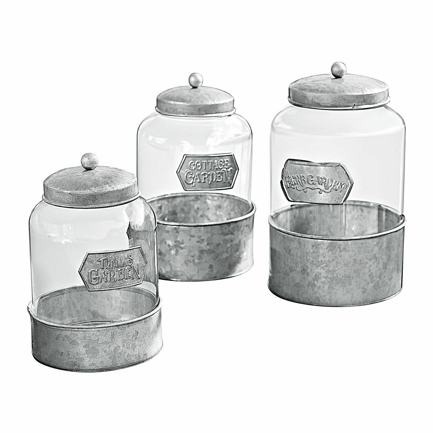Lot de 3 pots Jaubert